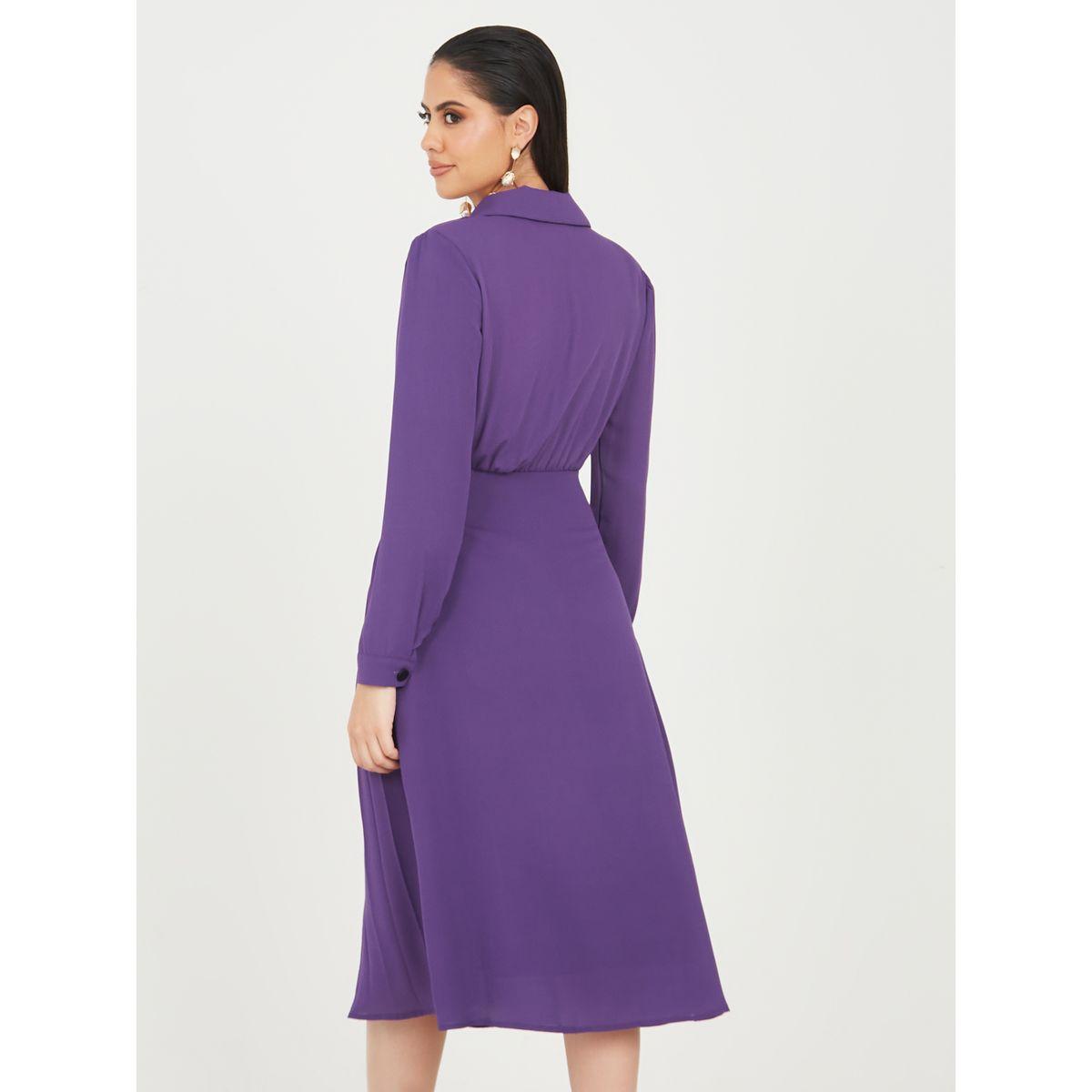 فستان ميدي بنمط لف-women-clothing-dresses-image-4