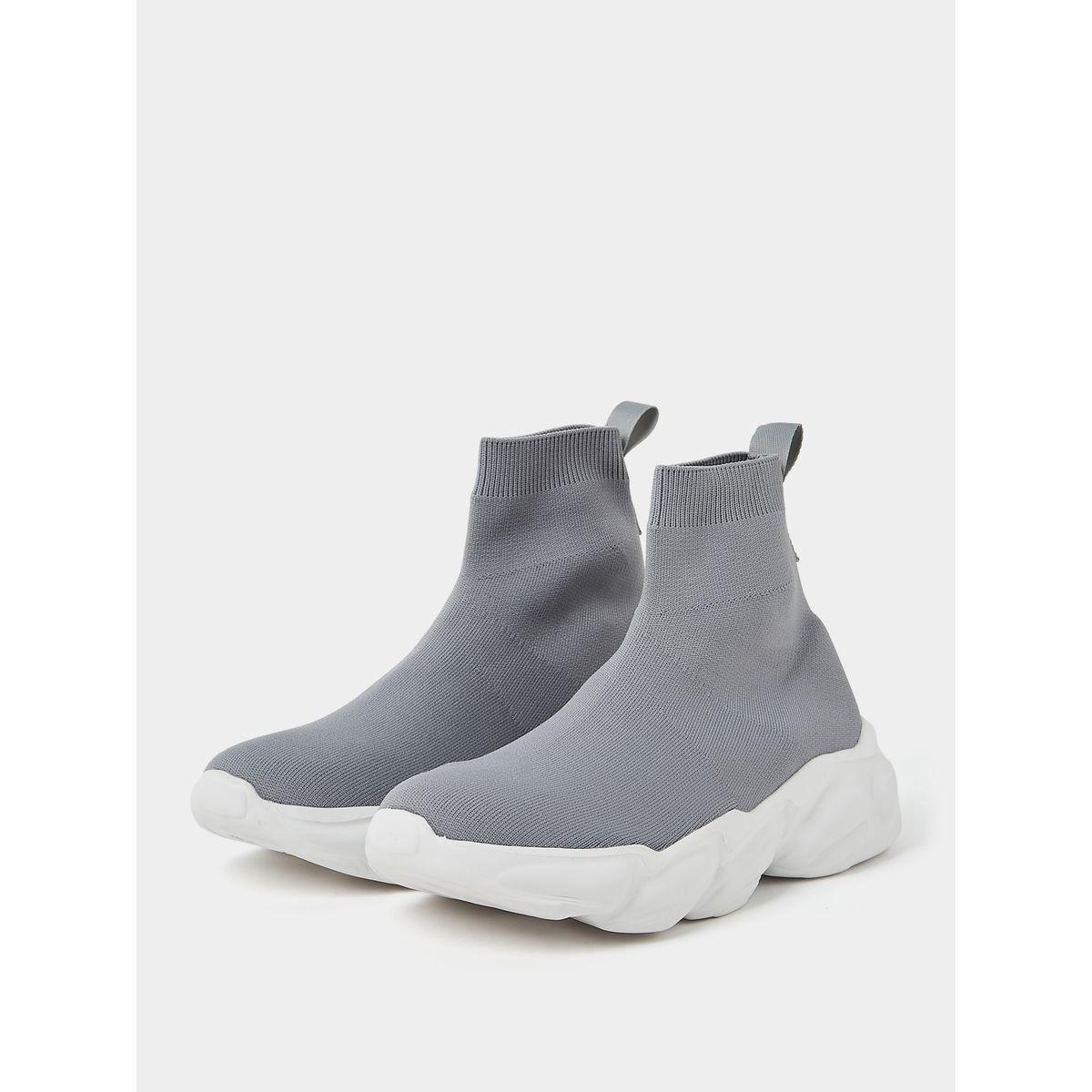 Styli Knit Sock Slip On Sneakers-men-shoes-sneakers-image-2