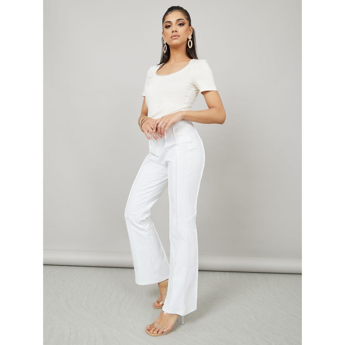تيشيرت بياقة سكوب مزينة بالخرز-women-clothing-tshirts-image-2