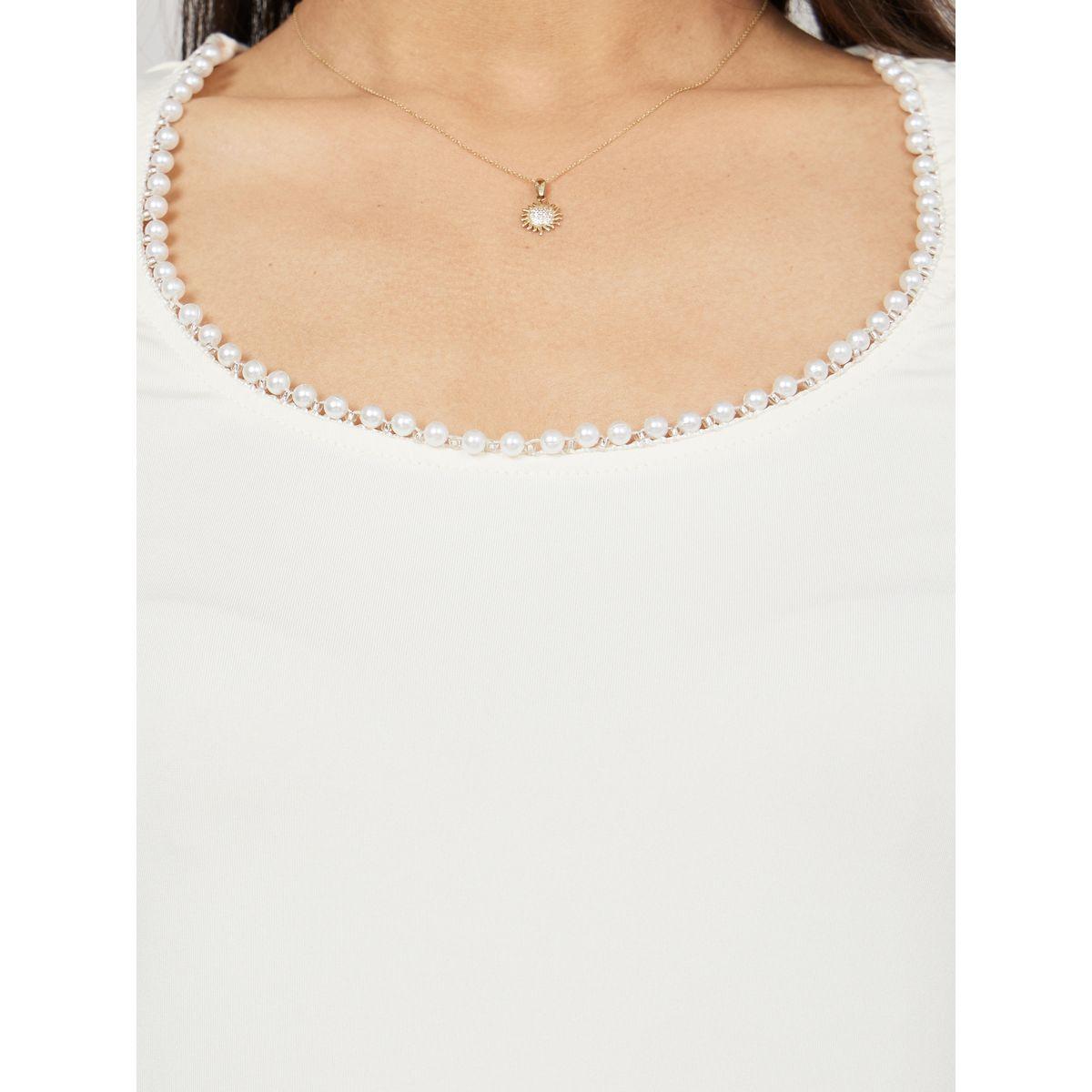 تيشيرت بياقة سكوب مزينة بالخرز-women-clothing-tshirts-image-5