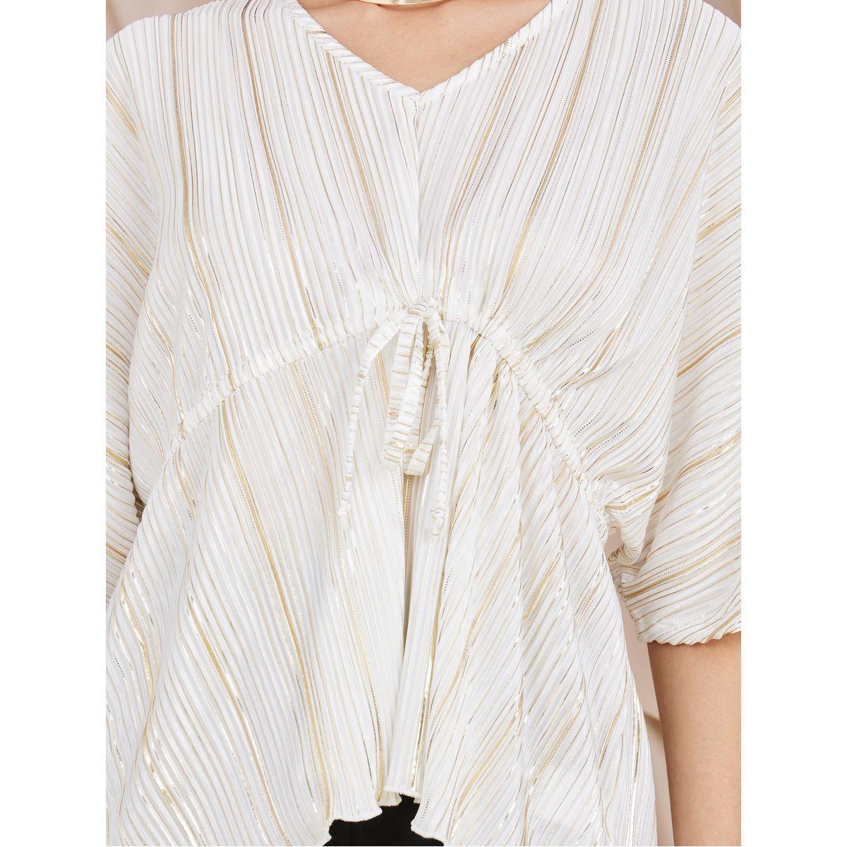 بلوزة بليسيه بخصر قابل للتعديل-women-clothing-shirtsandblouses-blouses-image-3