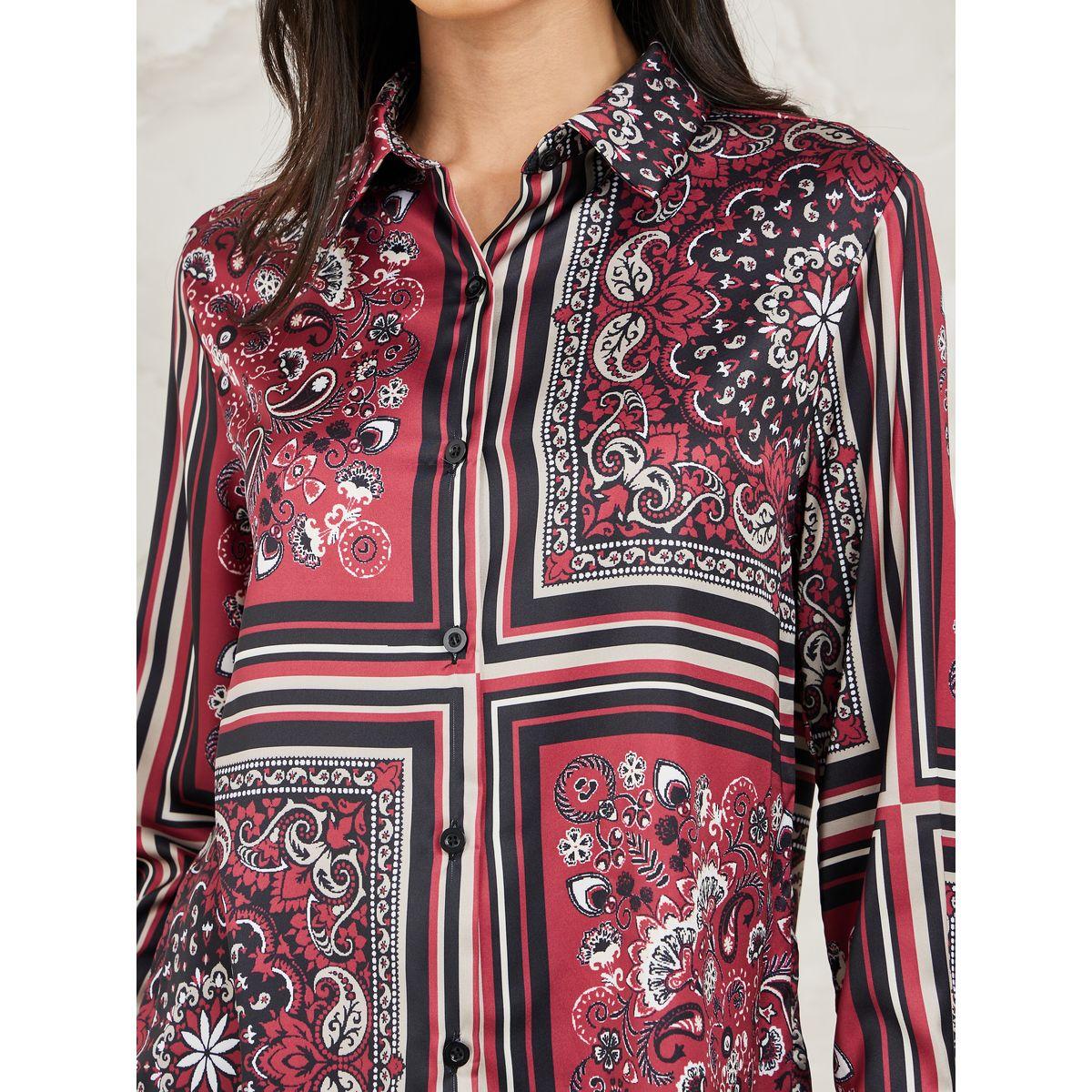 Styli Limited Scarf Paisley Print Satin Shirt-women-clothing-shirtsandblouses-shirts-image-4
