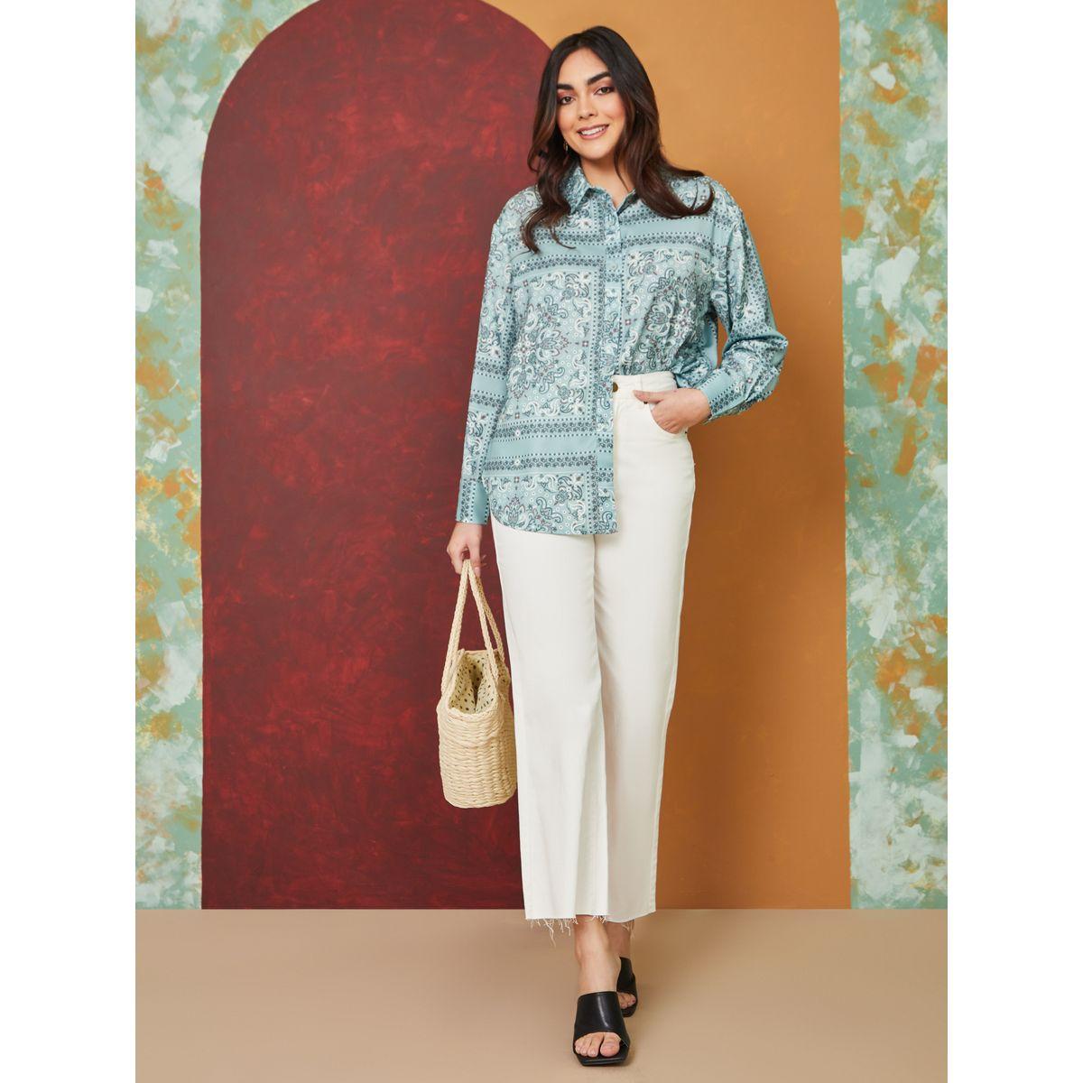 بلوزة ساتان مطبعة بطبعة بيزلي-women-clothing-shirtsandblouses-shirts-image-2