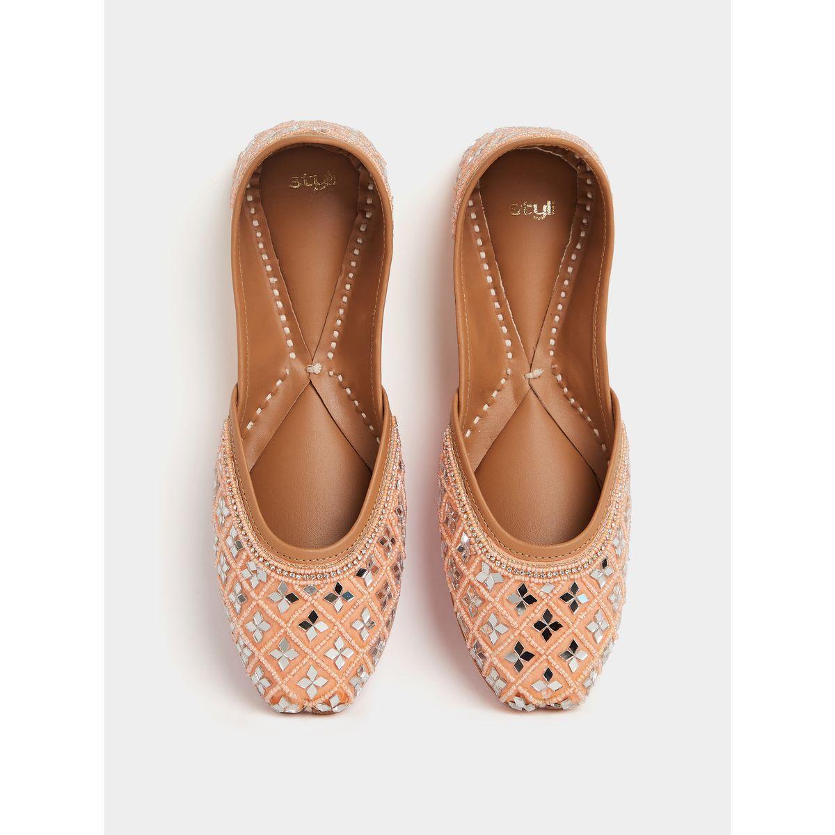 Styli Mirror Embellishment Flat Shoes-women-shoes-loafersandmoccasins-image-6