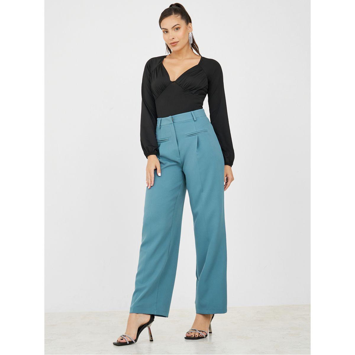 بنطال واسع الأرجل بخصر عالي-women-clothing-bottoms-trousers-image-2