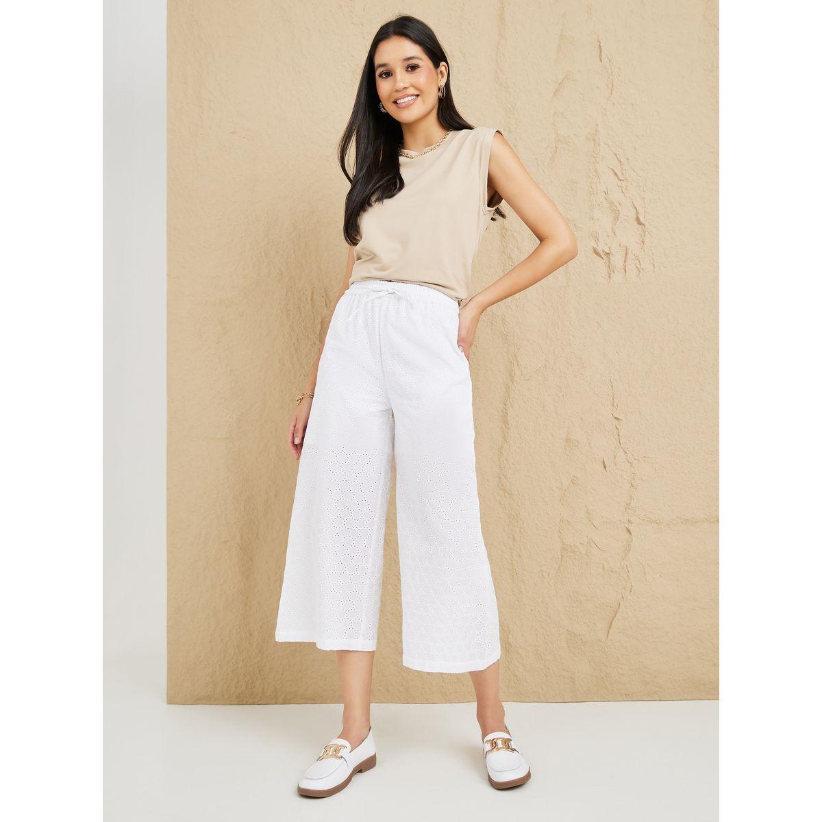 بنطال كيلوت برباط خصر-women-clothing-bottoms-trousers-image-1