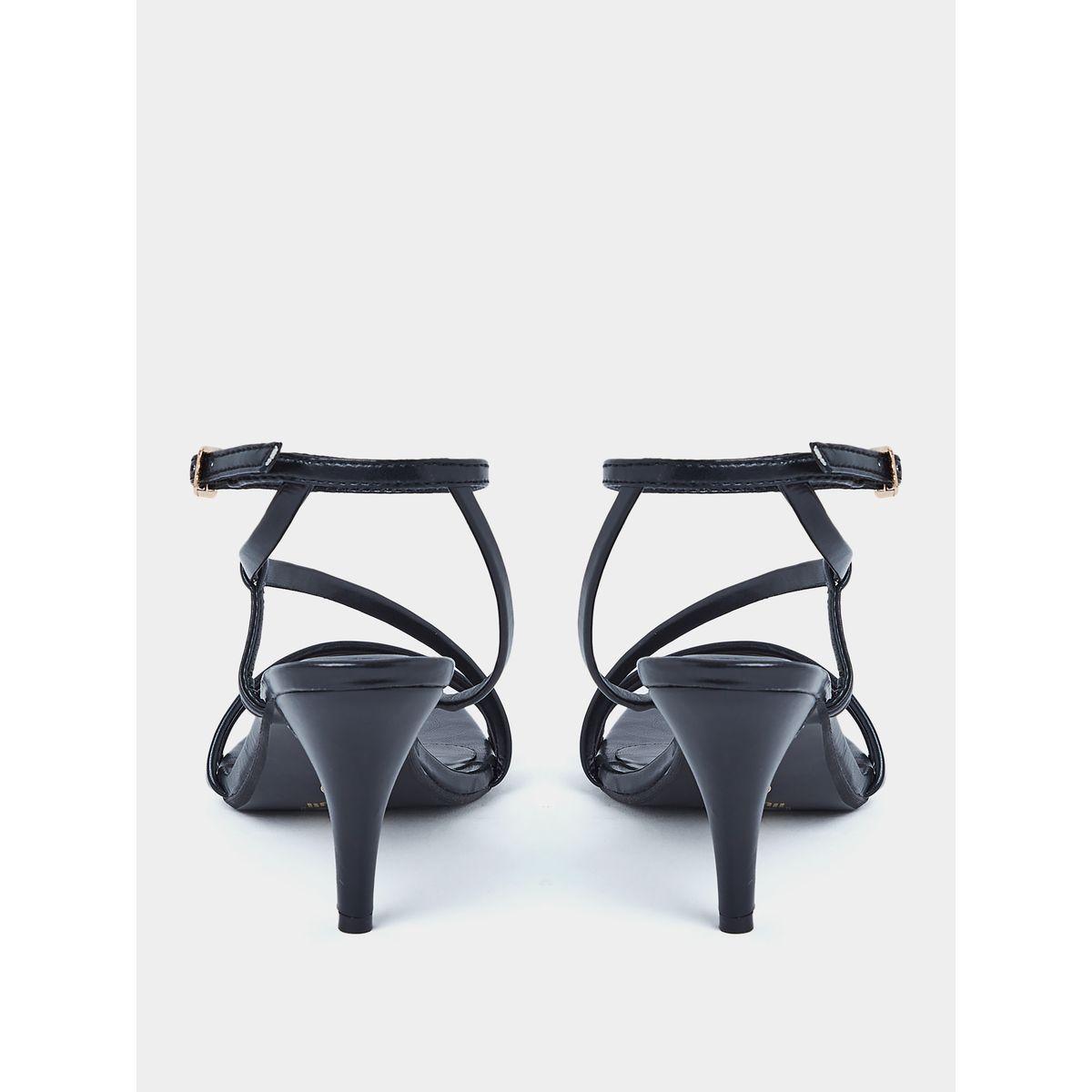 Styli Ankle Strap Closure Mid Heel Sandals-women-shoes-heels-image-5