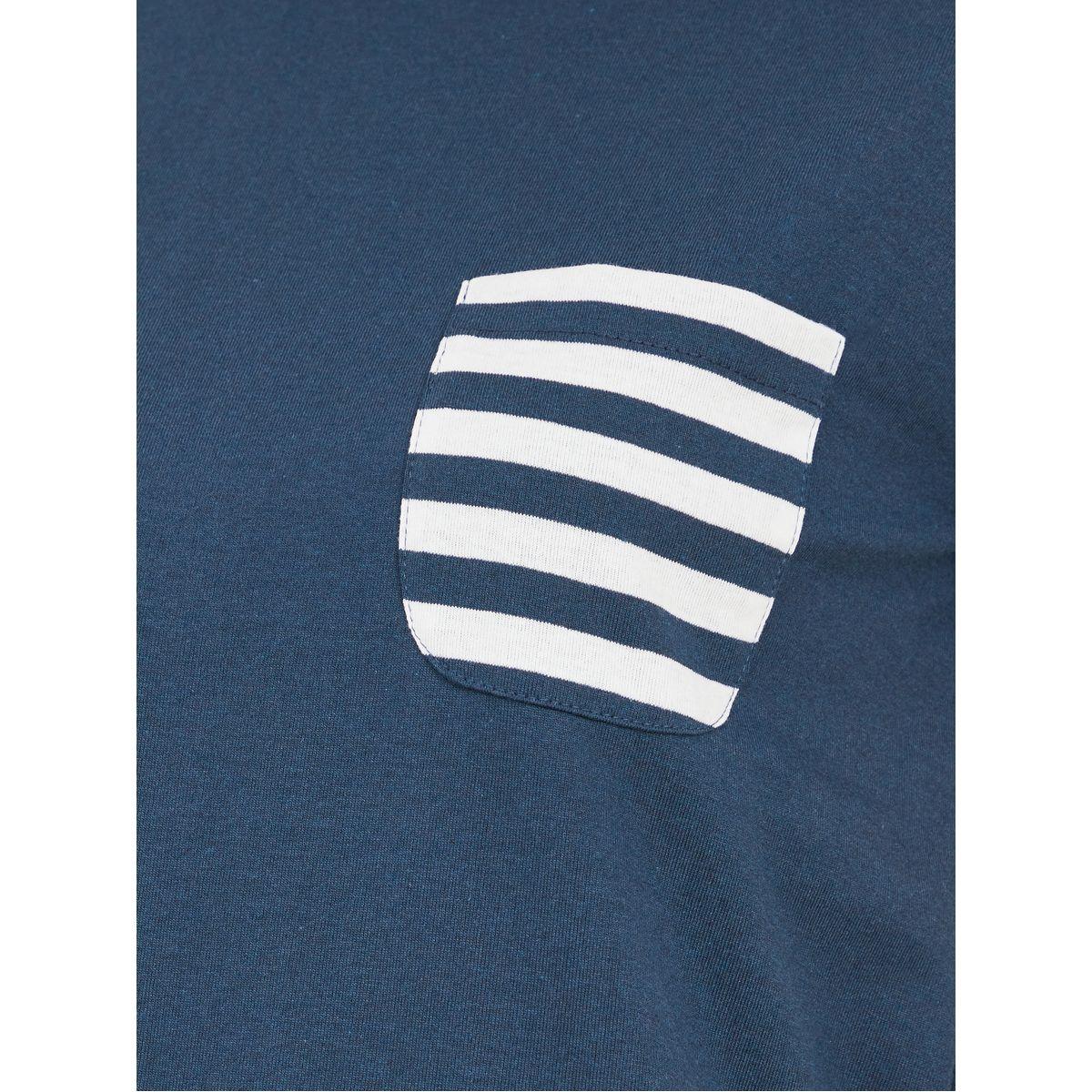 Styli Unwind Striped Pocket T-Shirt & Pyjama Set-women-clothing-nightwear-pyjamas-longsets-image-4