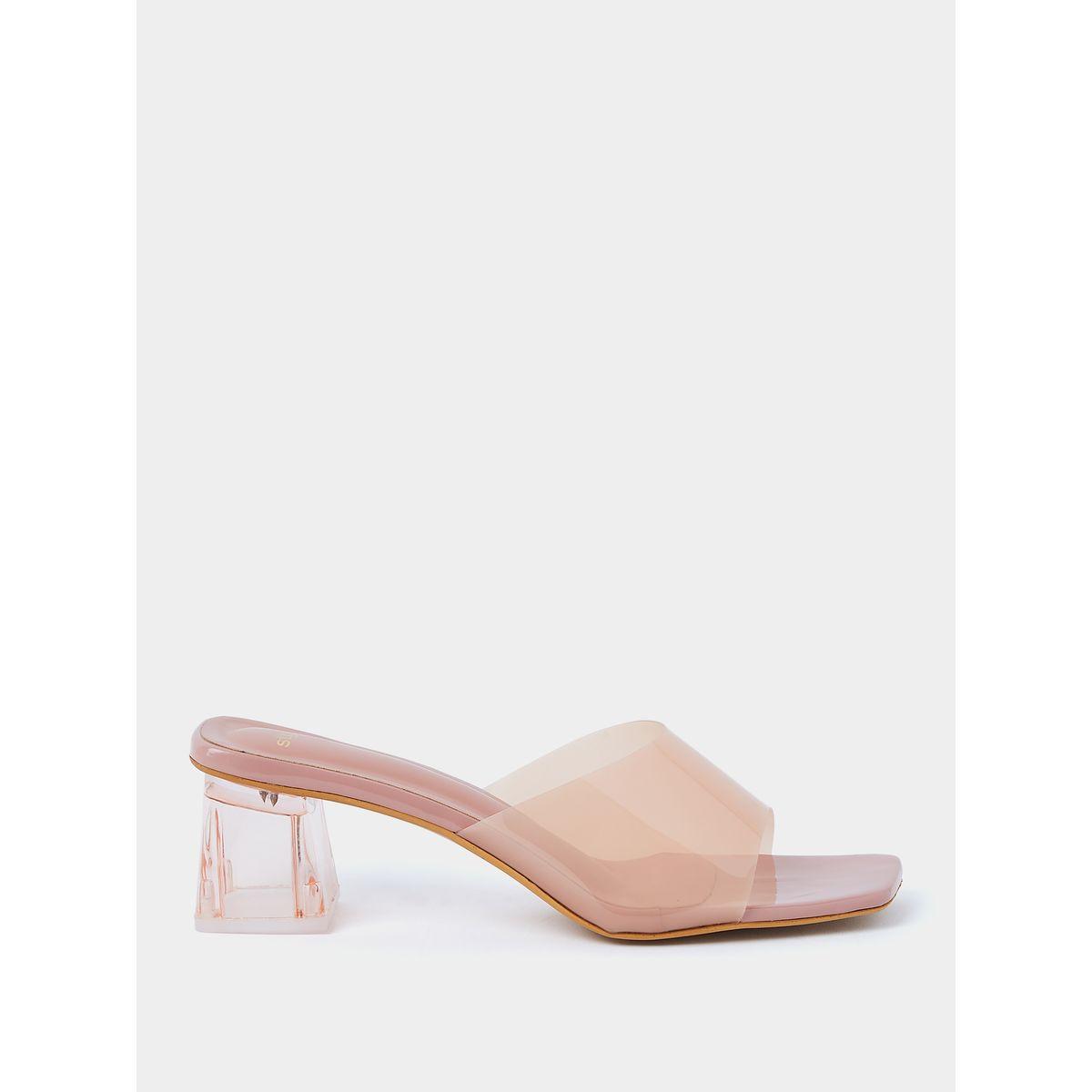 صندل بكعب اكريليك وسير شفاف-women-shoes-heels-image-2