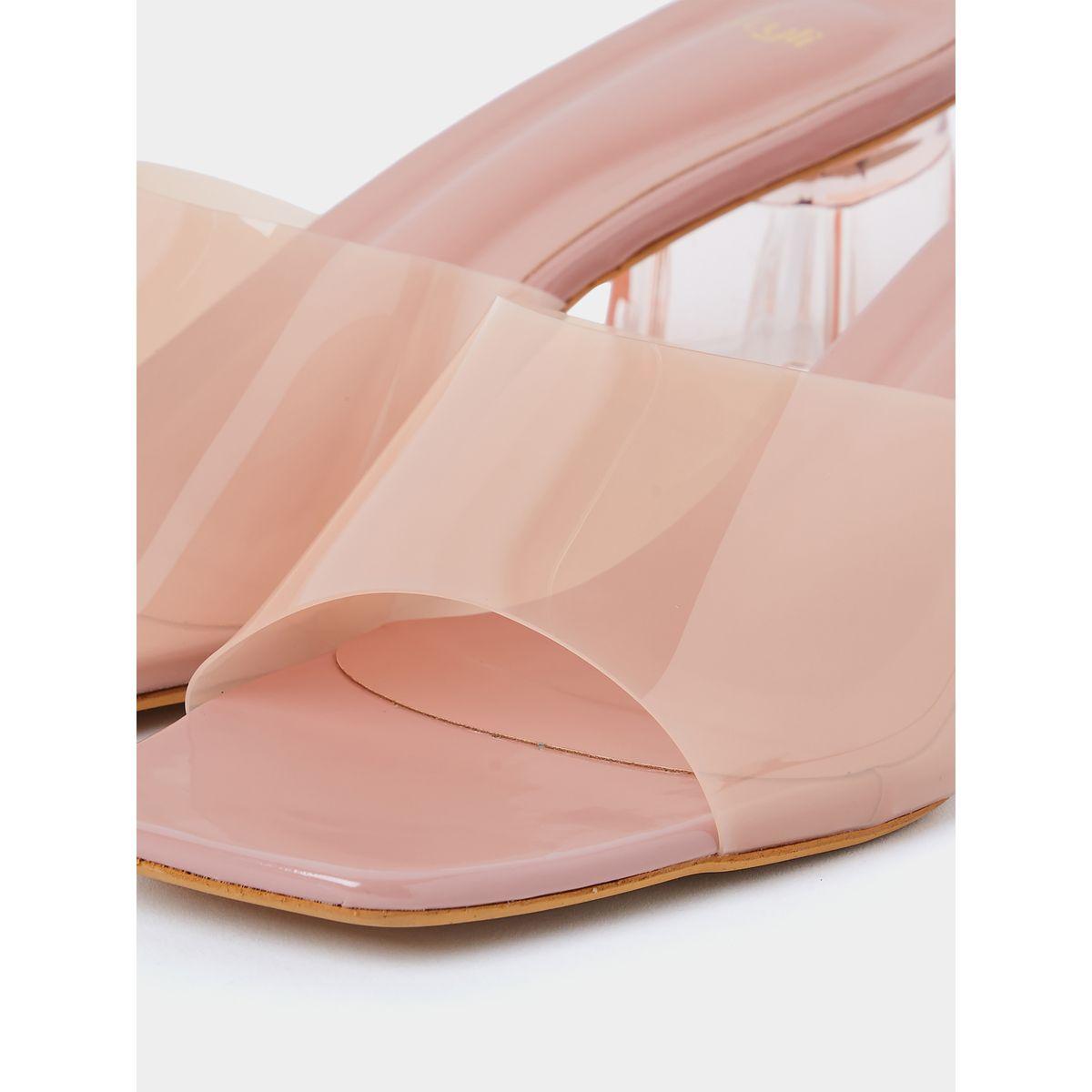 Styli Transparent Strap Acrylic Heel Sandals-women-shoes-heels-image-3