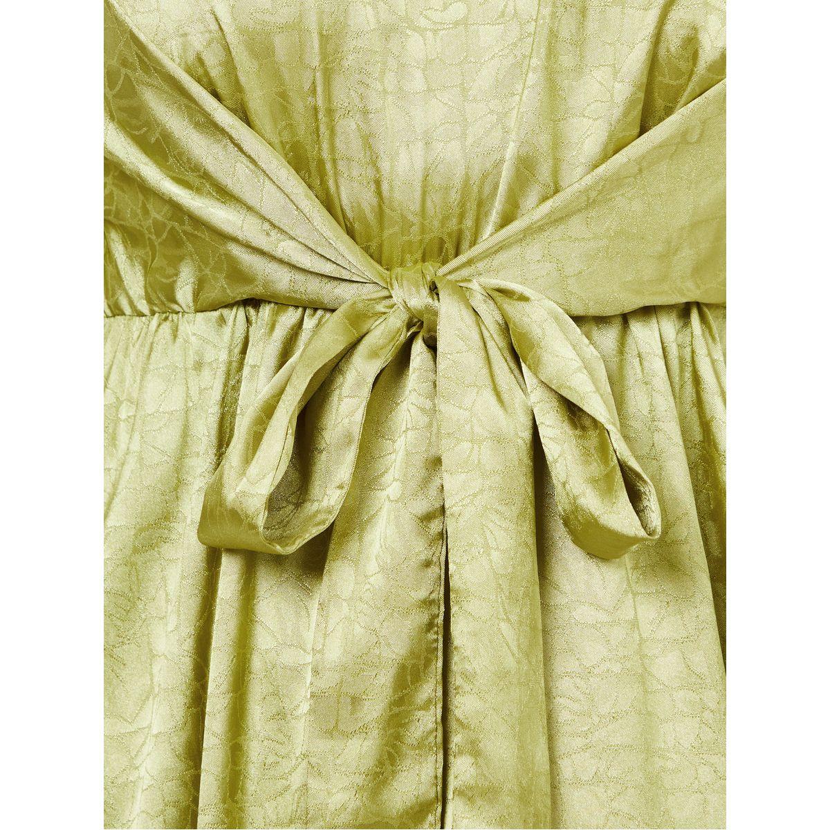 Styli Plus Self Tie Waist Jacquard Midi Dress-women-clothing-dresses-image-3