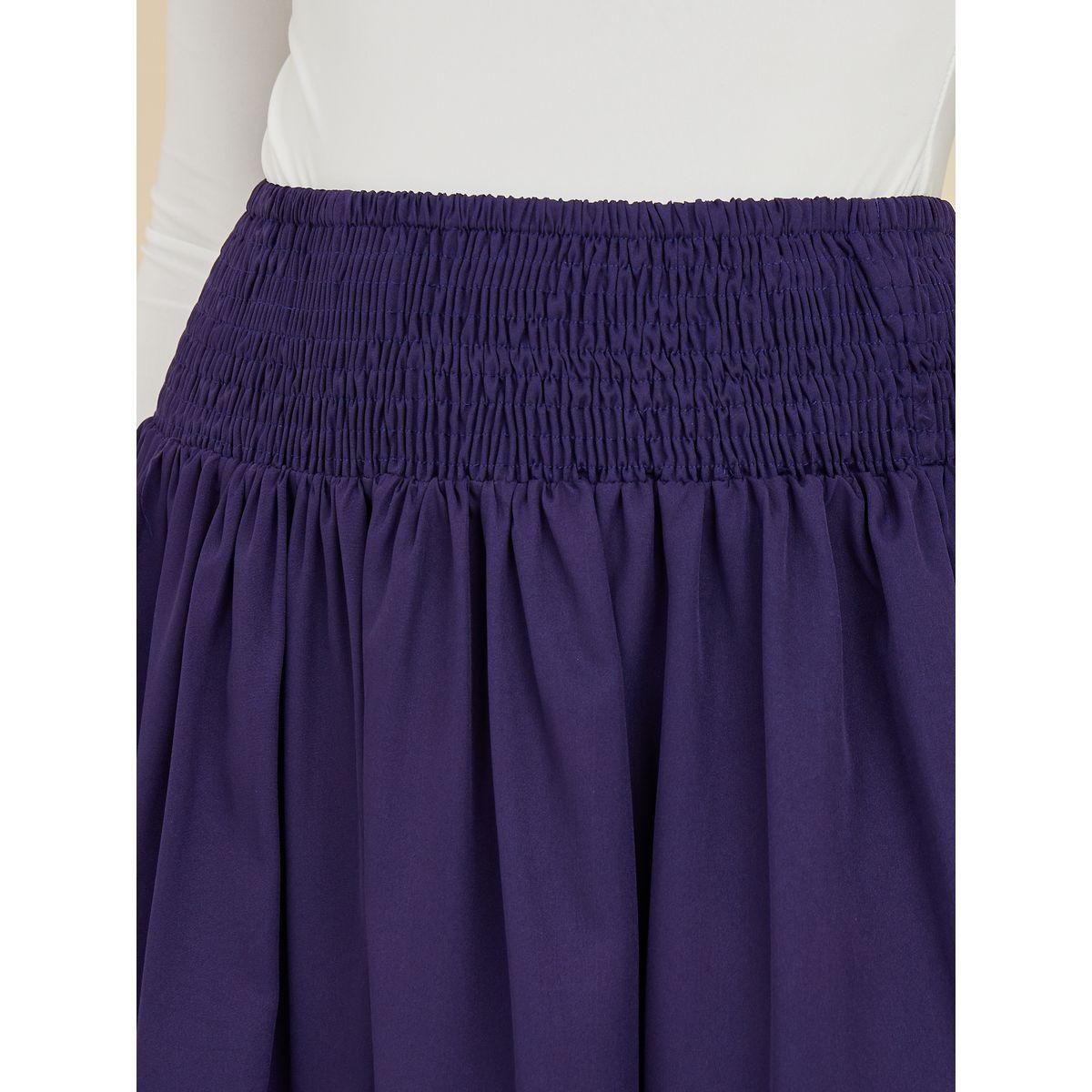 Styli Gathered Waist A-Line Maxi Skirt-women-clothing-bottoms-skirts-image-3