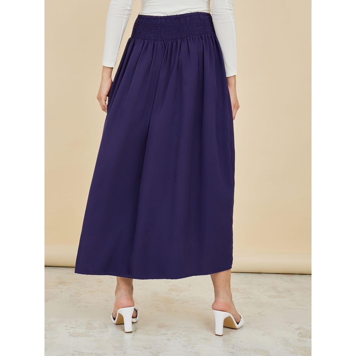 Styli Gathered Waist A-Line Maxi Skirt-women-clothing-bottoms-skirts-image-4