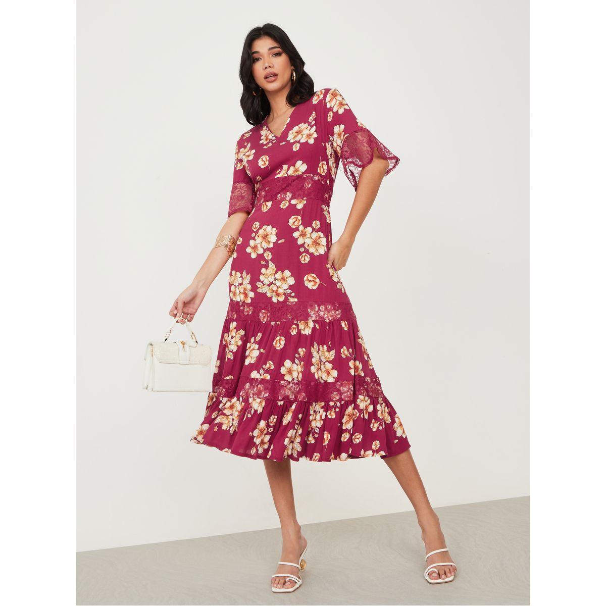 فستان ميدي بتداخلات دانتيل-women-clothing-dresses-image-2