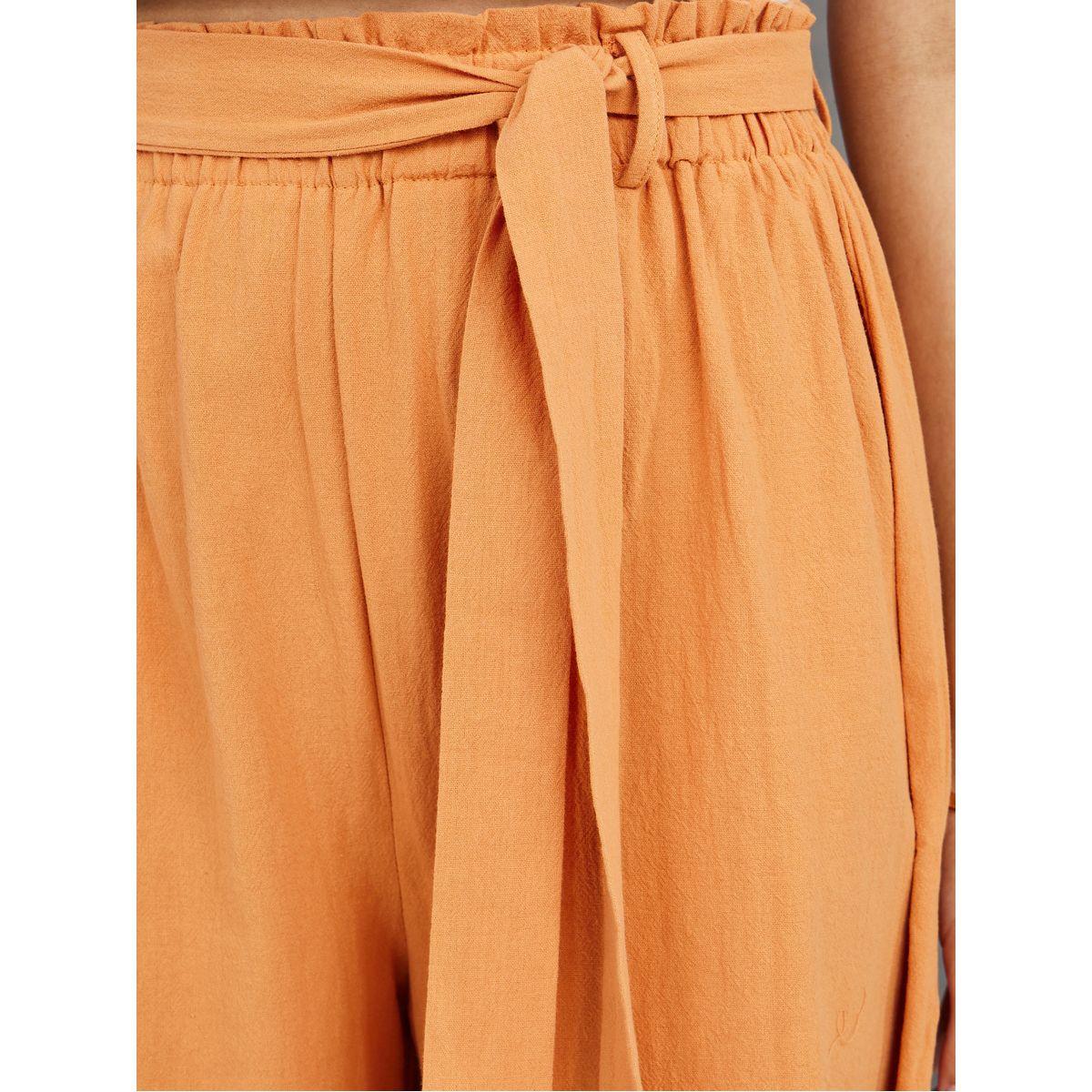بنطال بقصة أرجل واسعة ورباط خصر-women-clothing-bottoms-trousers-image-3