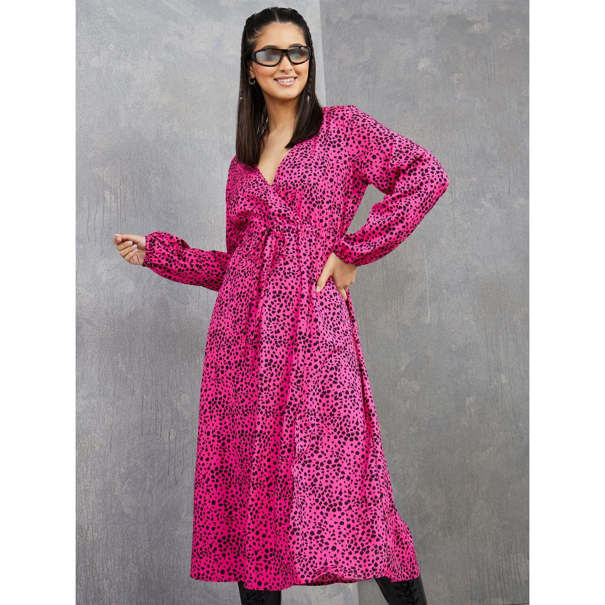 فستان ميدي مطبع بالكامل-women-clothing-dresses-image-1