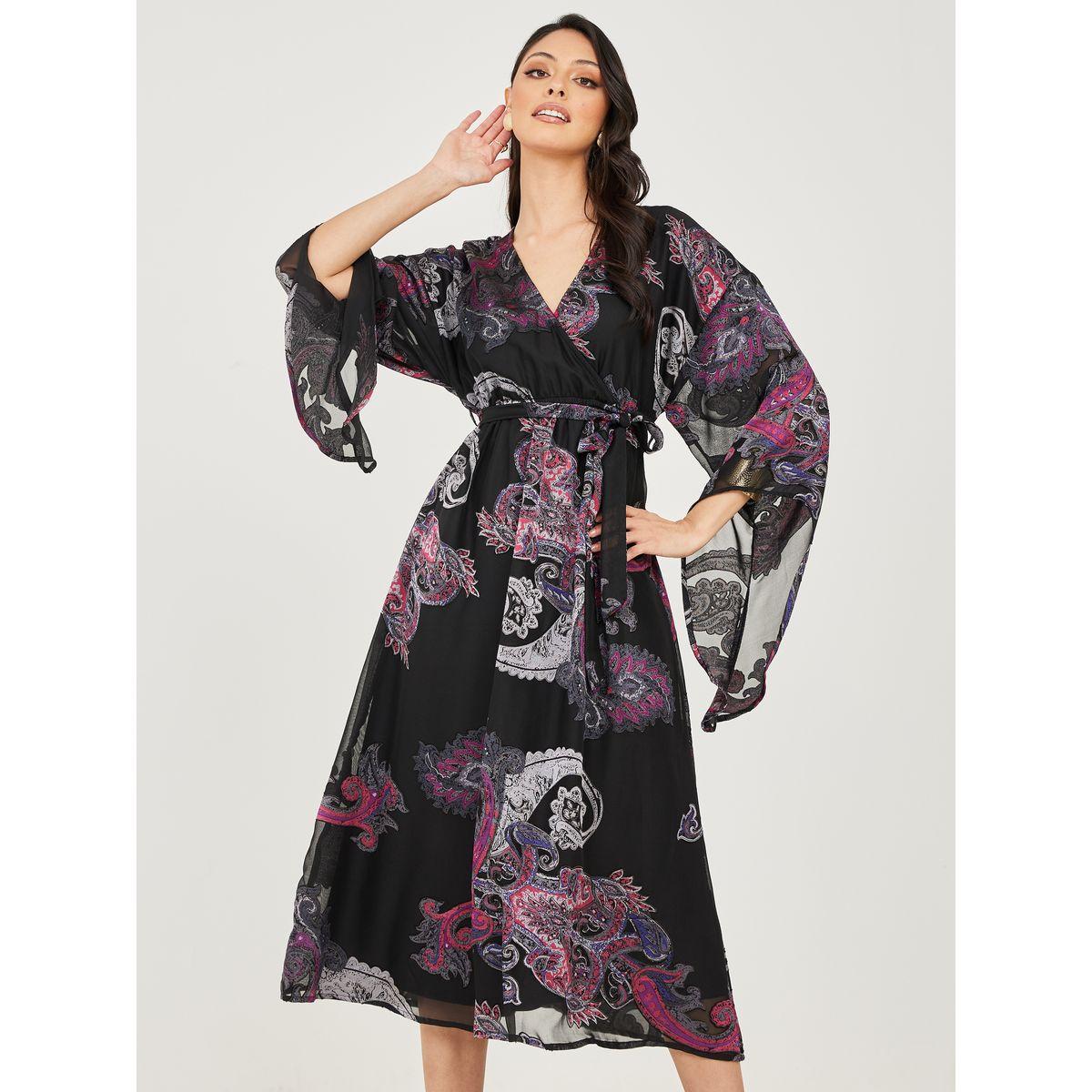 فستان ميدي مطبع بطبعات بيزلي-women-clothing-dresses-image-2