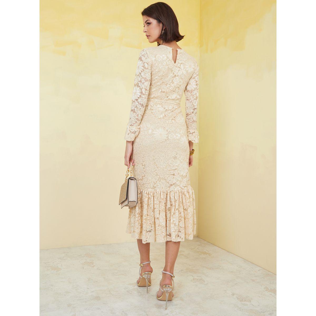 Styli Lace Insert Sheath Midi Dress-women-clothing-dresses-image-4
