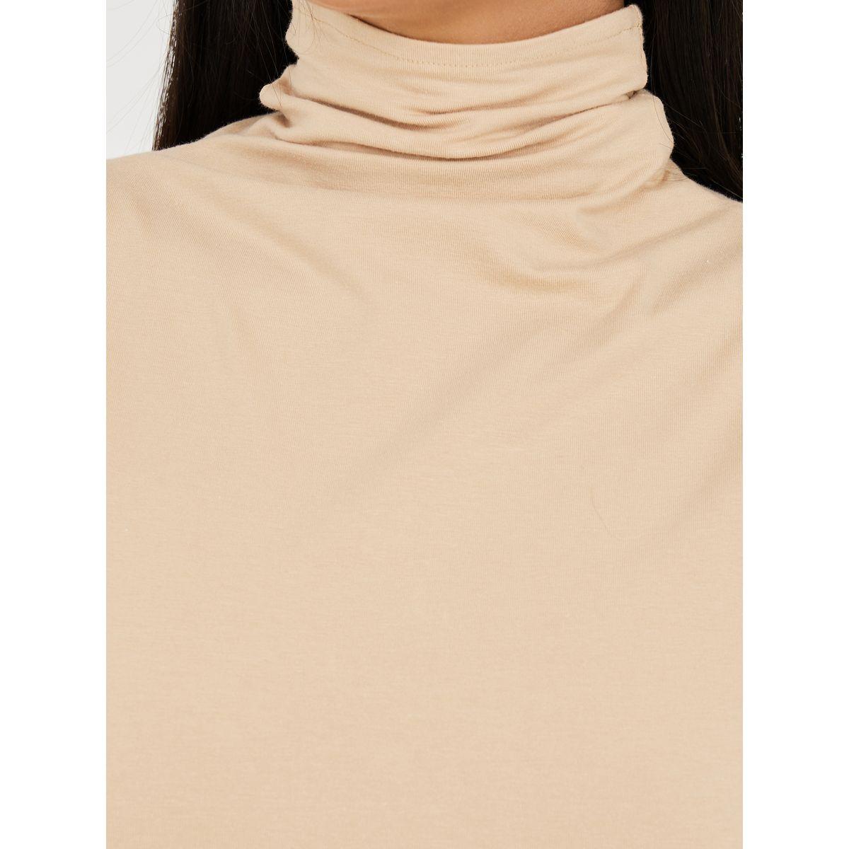 Styli Fitted Knit Turtle Neck Sleeveless T-Shirt-women-clothing-tshirts-image-4