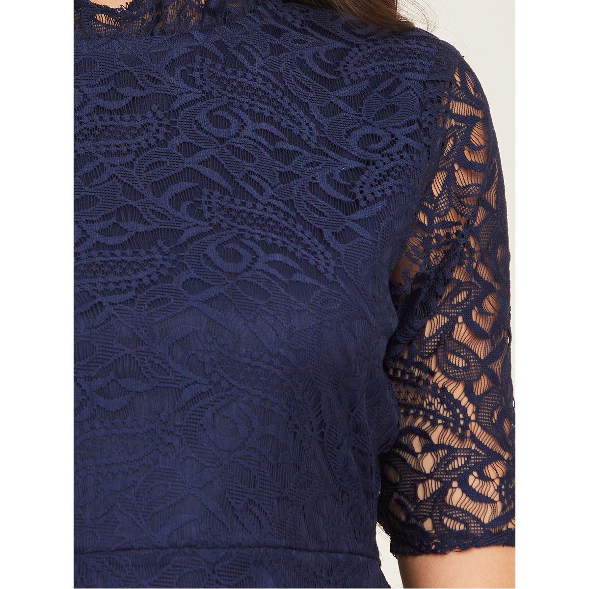 Styli Lace Insert Sheath Midi Dress-women-clothing-dresses-image-3