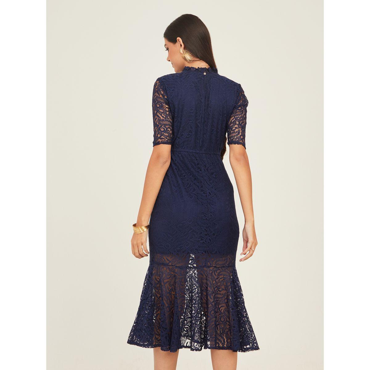 Styli Lace Insert Sheath Midi Dress-women-clothing-dresses-image-4