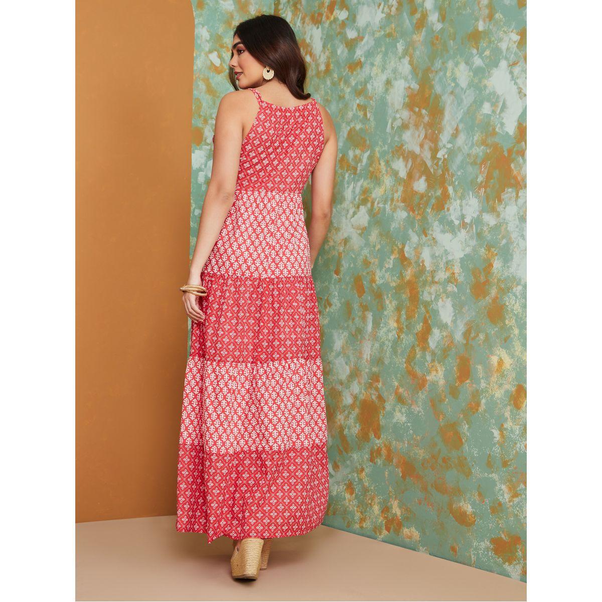Styli Sleeveless Printed A-Line Maxi Dress-women-clothing-dresses-image-4