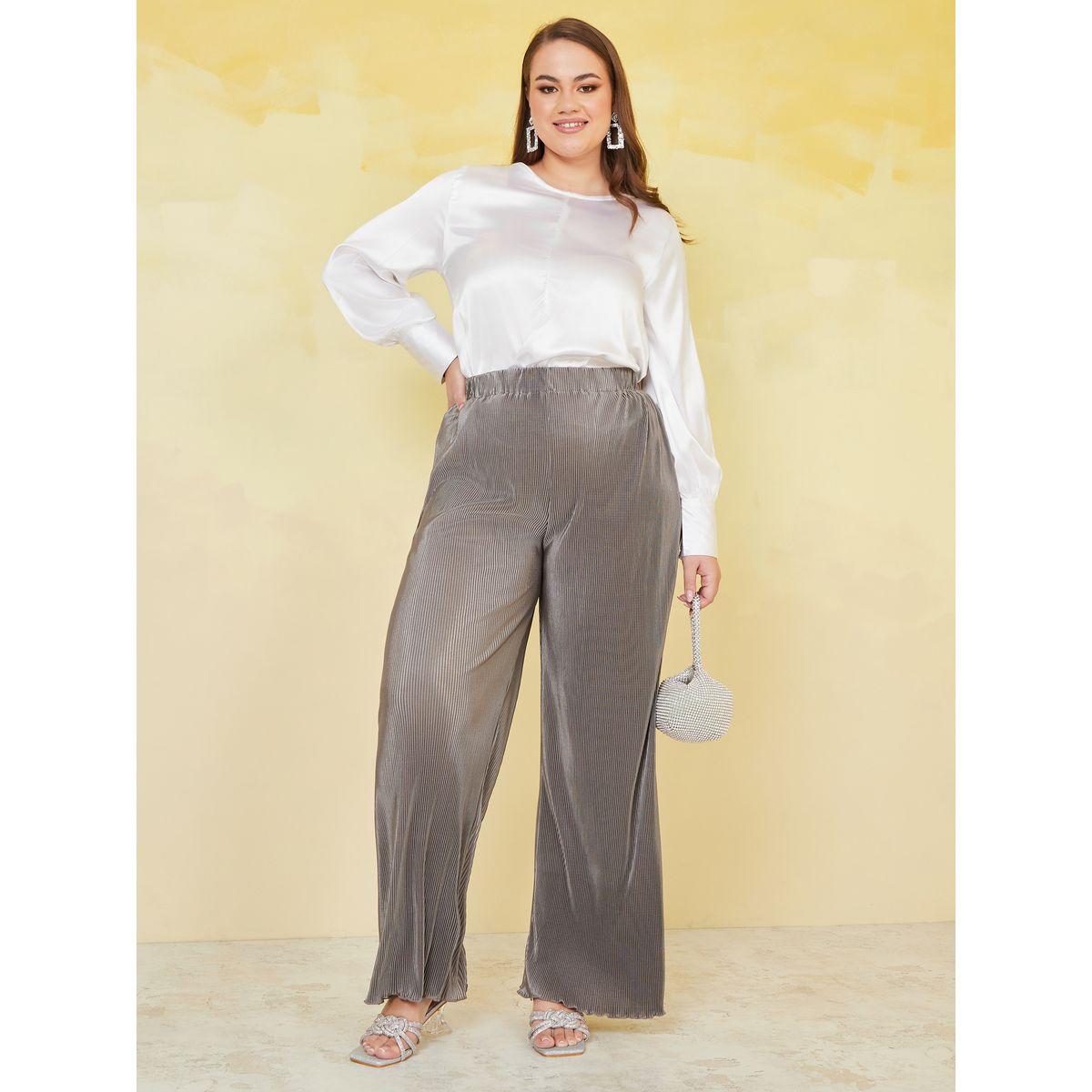 بنطال واسع الأرجل بخصر عالي-women-clothing-bottoms-trousers-image-2