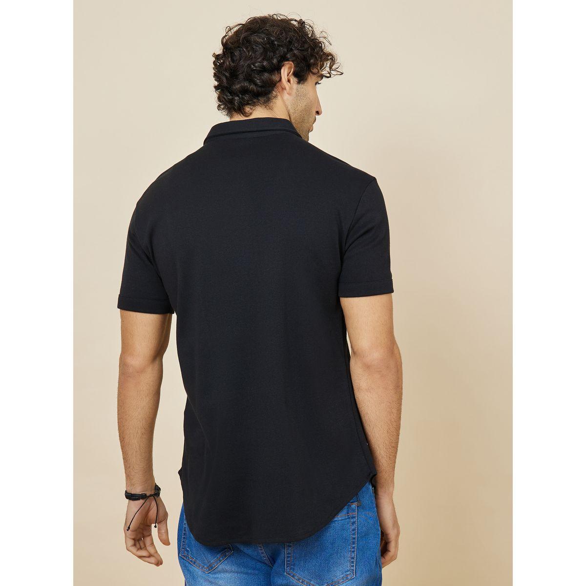 Styli Cotton Knitted Concealed Placket Shirt-men-clothing-shirts-image-4