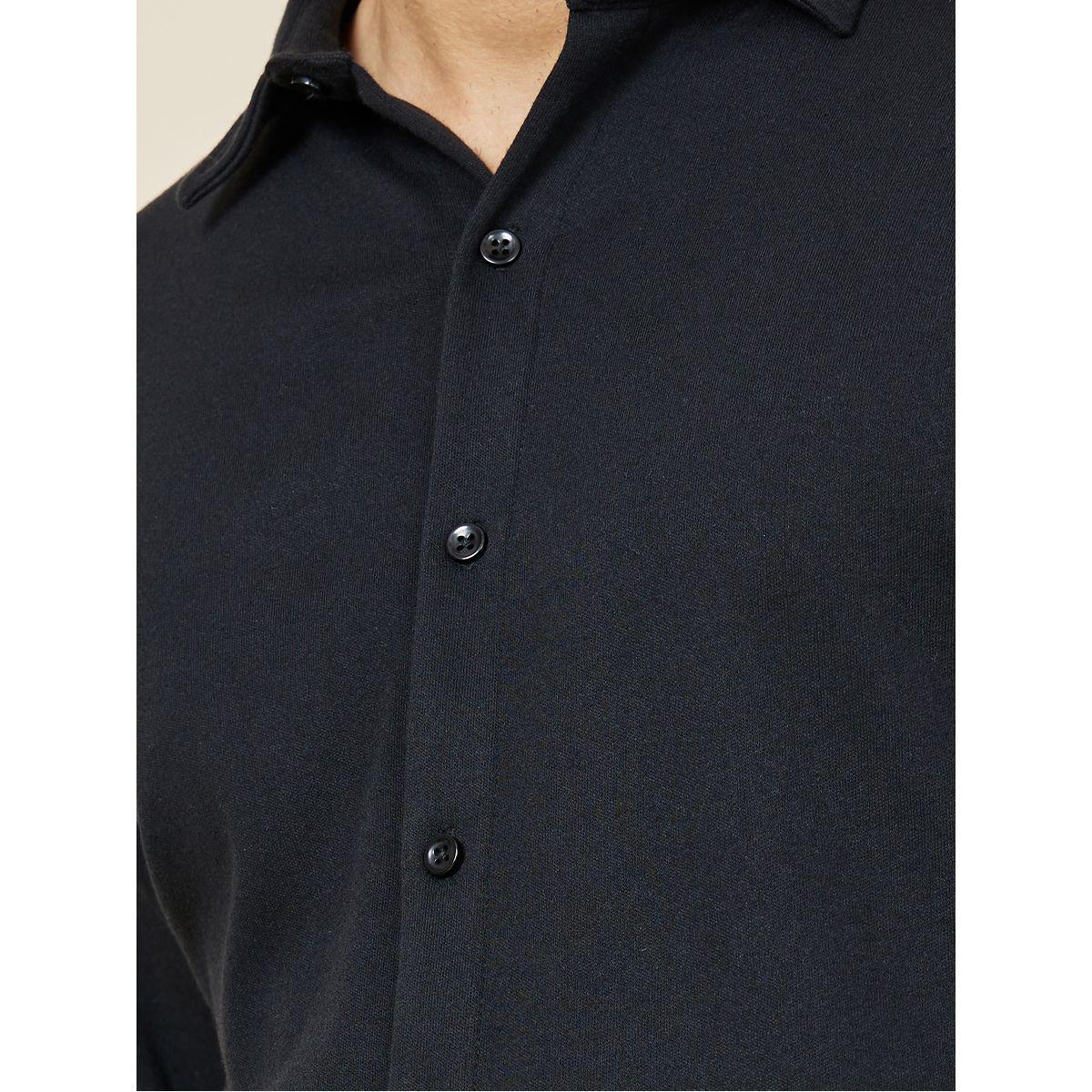 Styli Enriched Cotton Knitted Long Sleeves Shirt-men-clothing-shirts-image-3