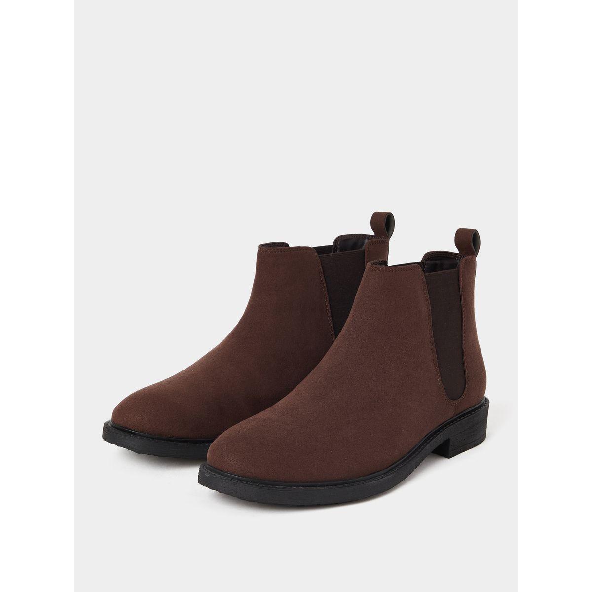 حذاء تشيلسي بتفاصيل مطاطية-men-shoes-boots-image-2