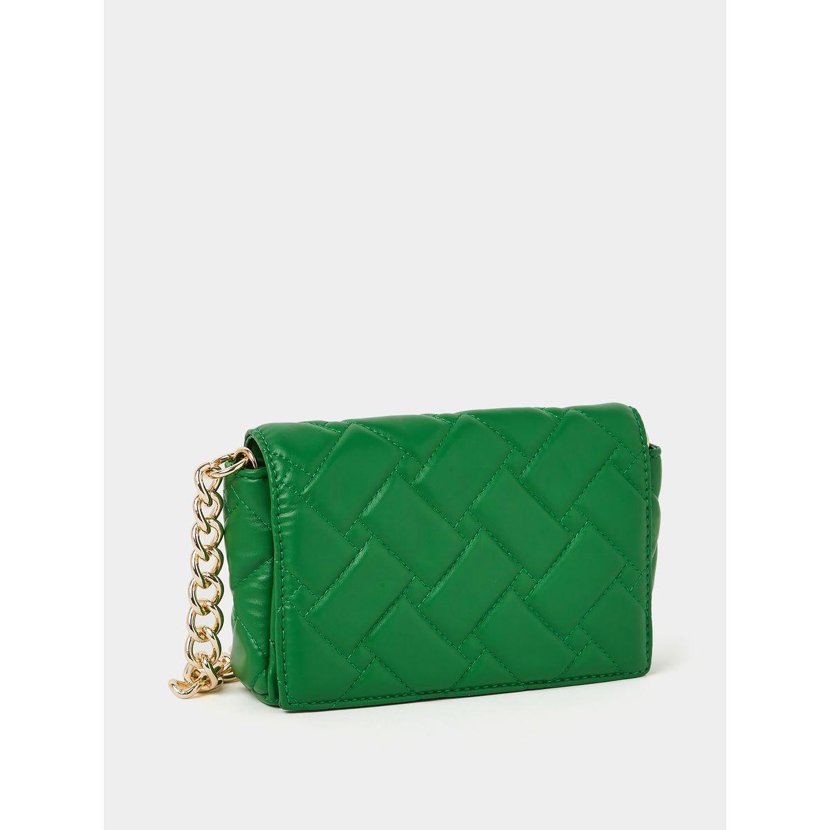 Styli Quilted Crossbody Bag with Chain Strap-women-bagsandwallets-handbags-image-1