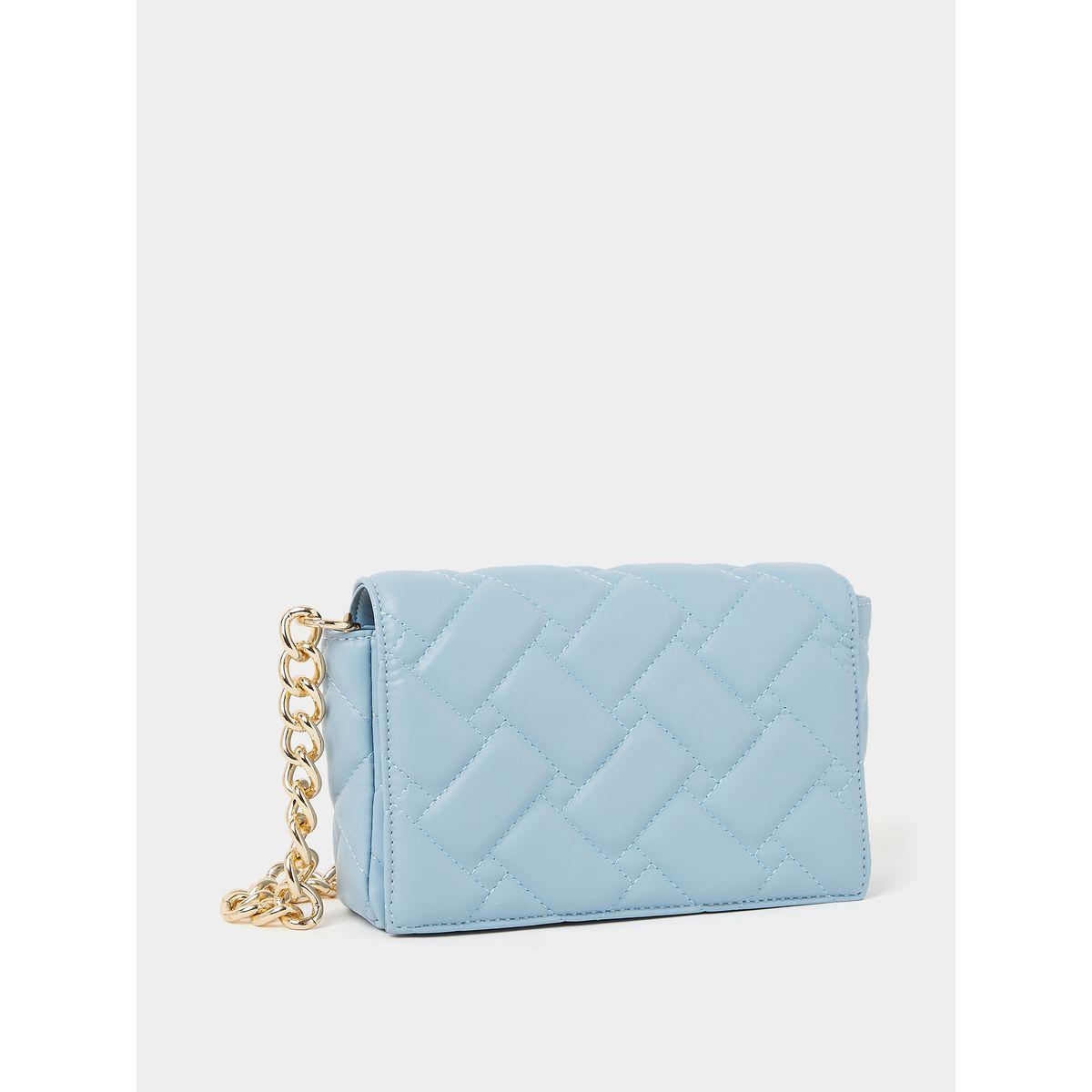 Styli Quilted Handbag with Chain Strap-women-bagsandwallets-handbags-image-1