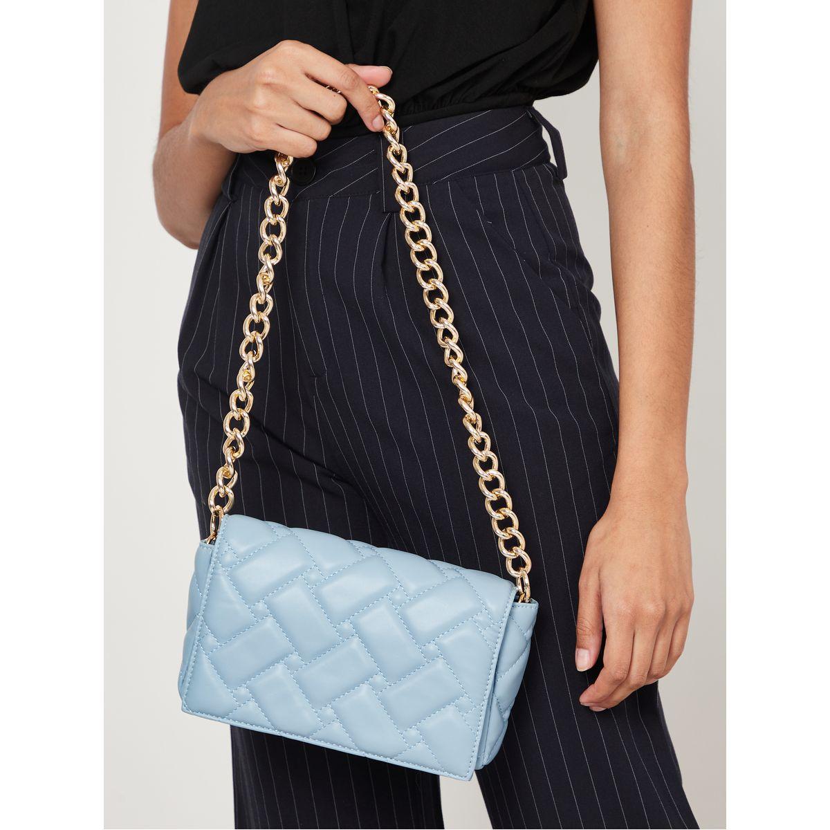 Styli Quilted Handbag with Chain Strap-women-bagsandwallets-handbags-image-2
