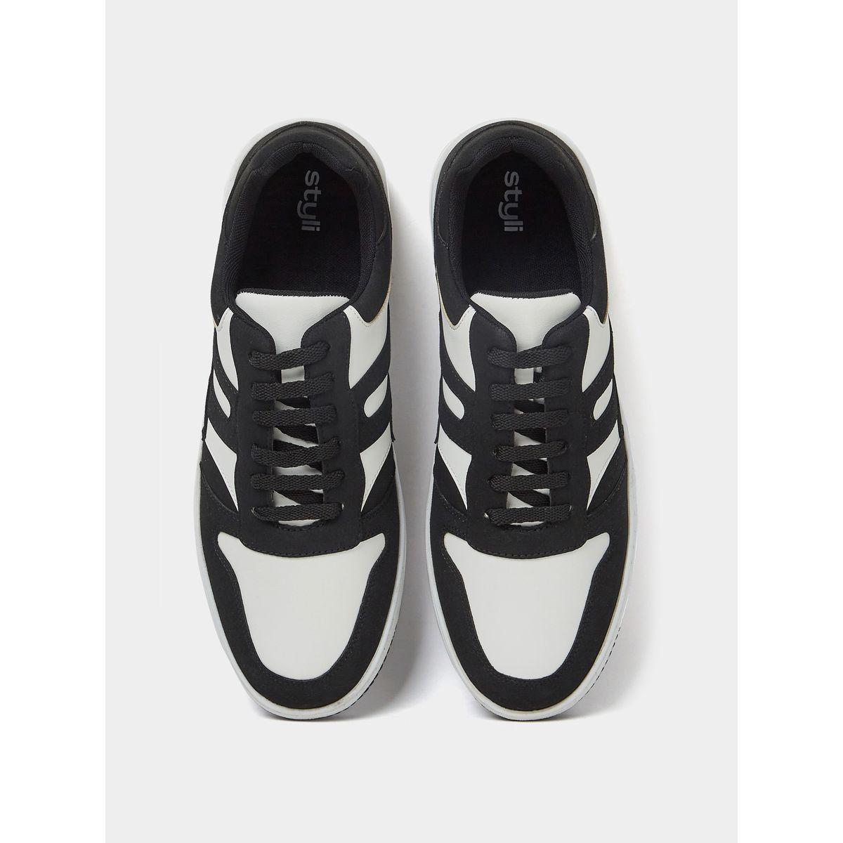 Styli Stripe Detail Low Top Sneakers-men-shoes-sneakers-image-5