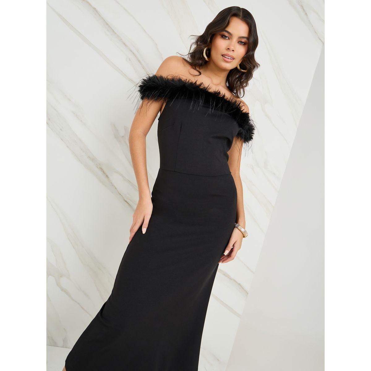 فستان ميدي بأكتاف مكشوفة-women-clothing-dresses-image-2