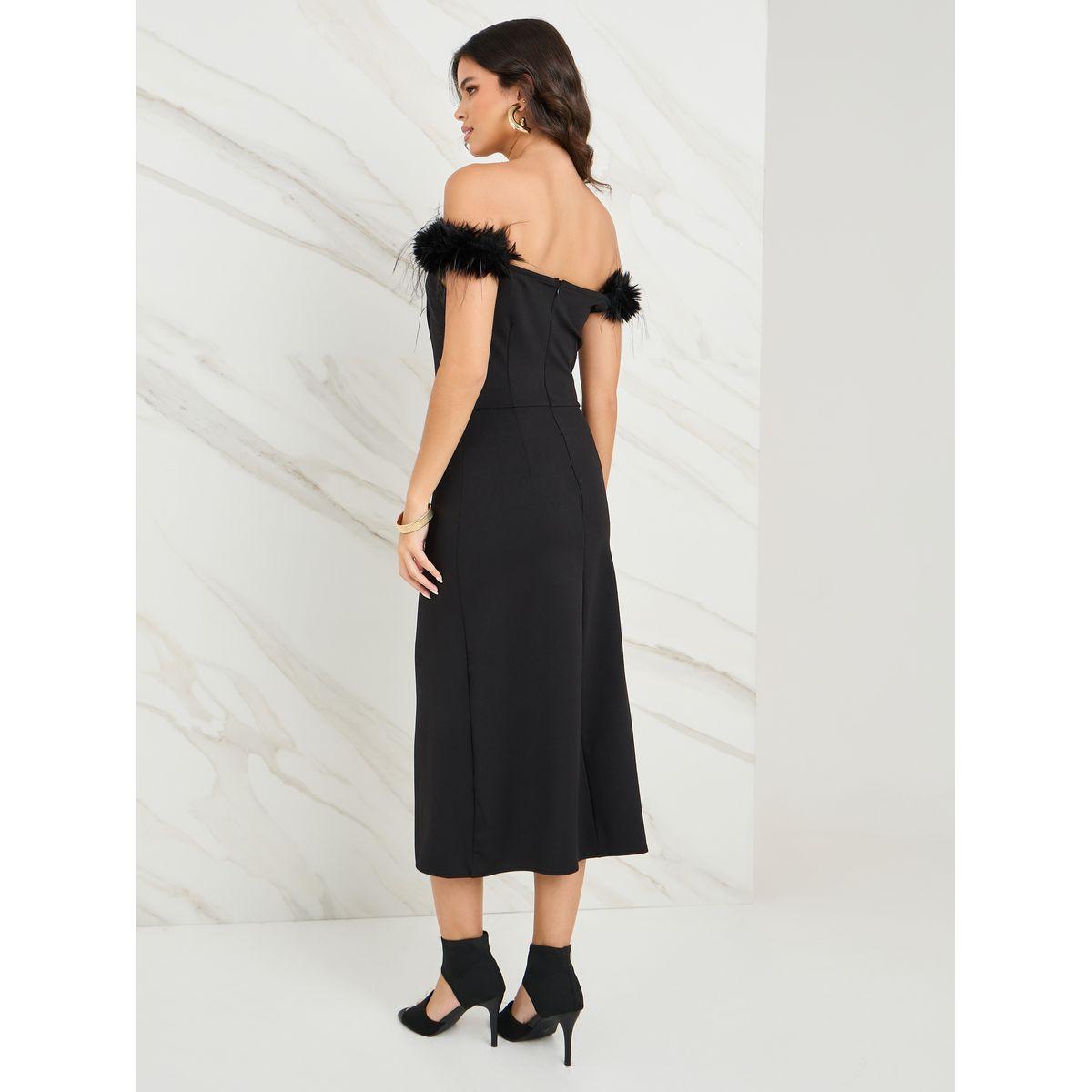 فستان ميدي بأكتاف مكشوفة-women-clothing-dresses-image-4