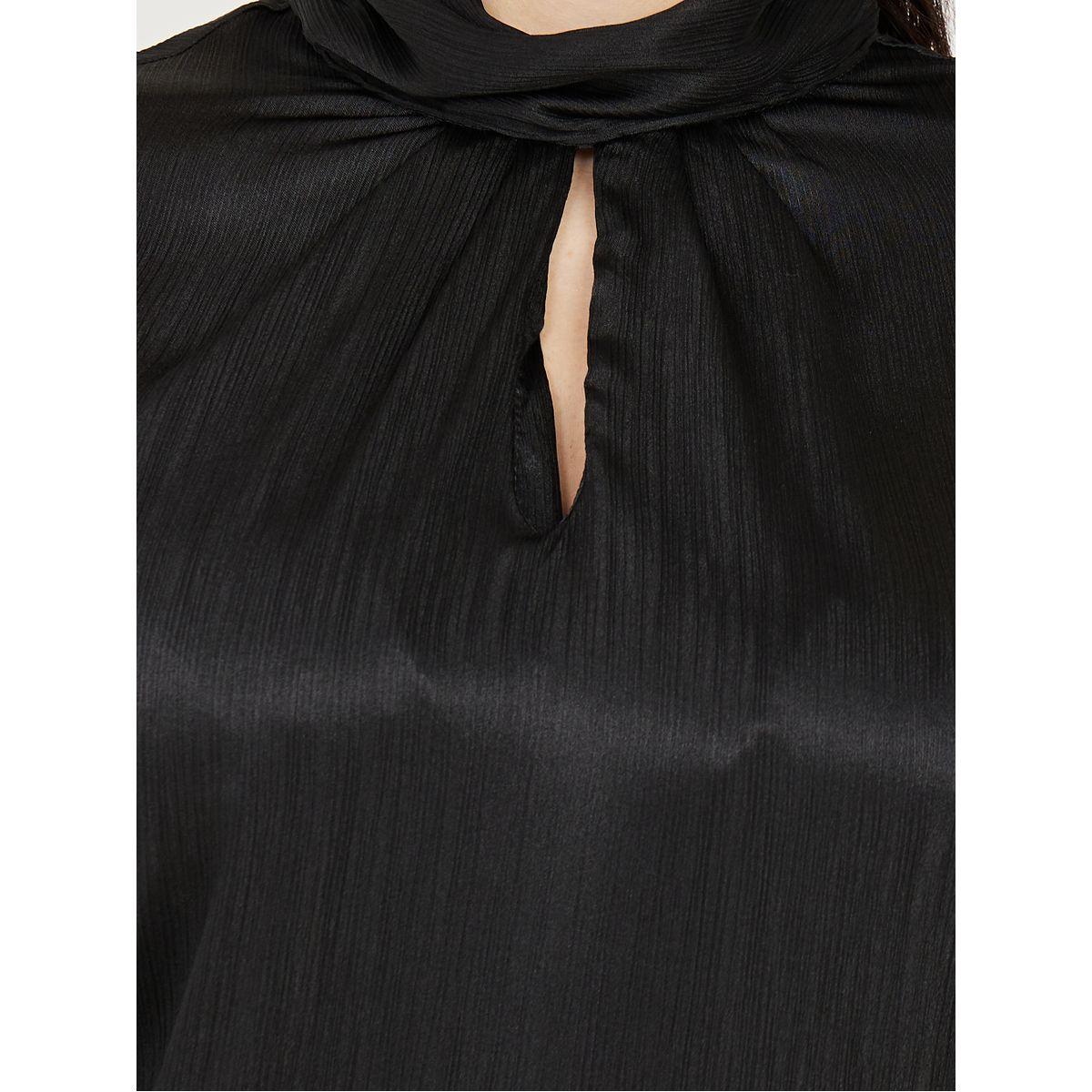 Styli Keyhole Detail High Neck Long Sleeve Blouse-women-clothing-shirtsandblouses-blouses-image-4
