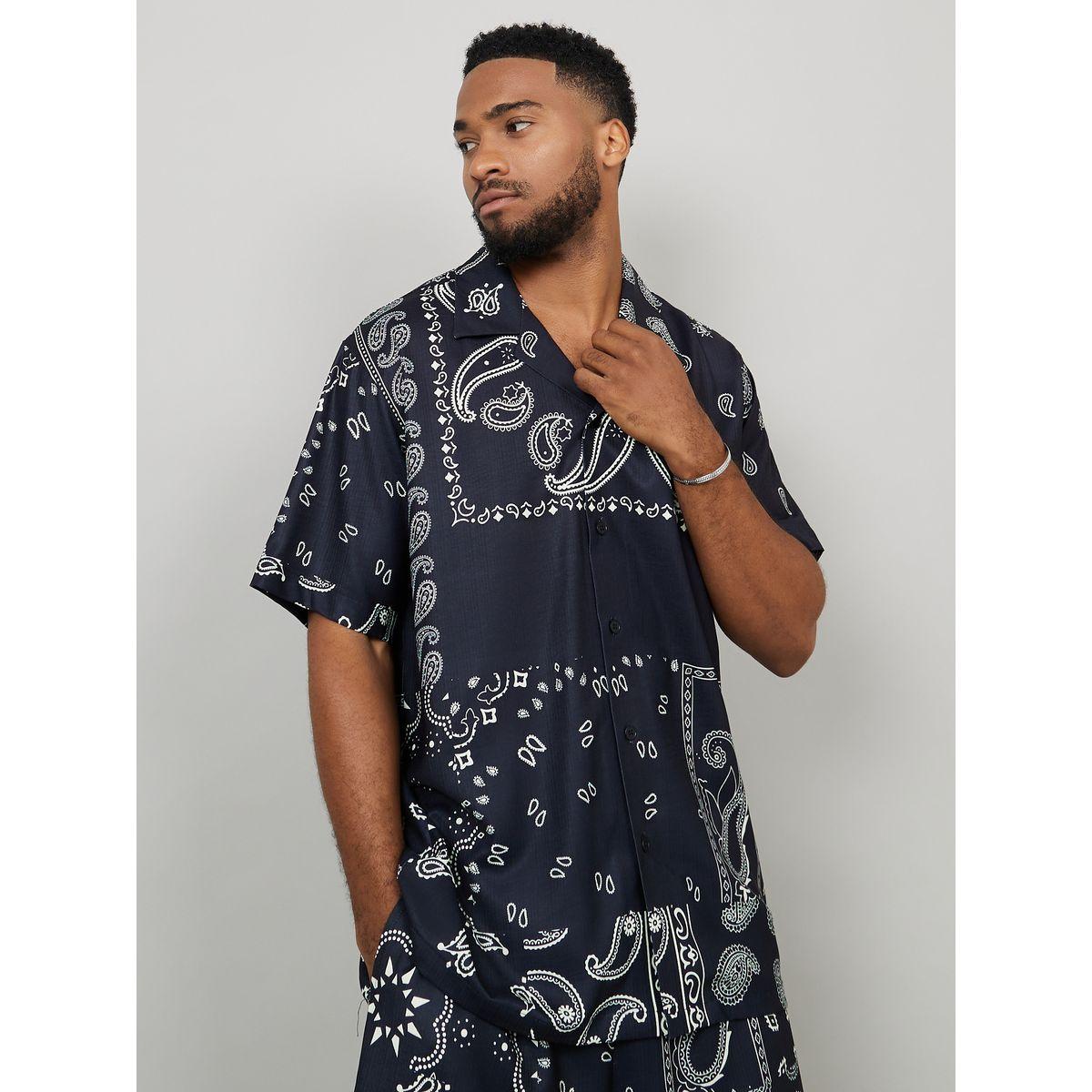 قميص كاجوال بياقة كوبان-men-clothing-shirts-image-1