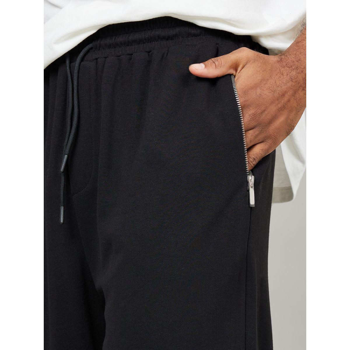 بنطال بأربطة وجيب جانبي بسحاب غلق-men-clothing-bottoms-trousersandchinos-trousers-image-3