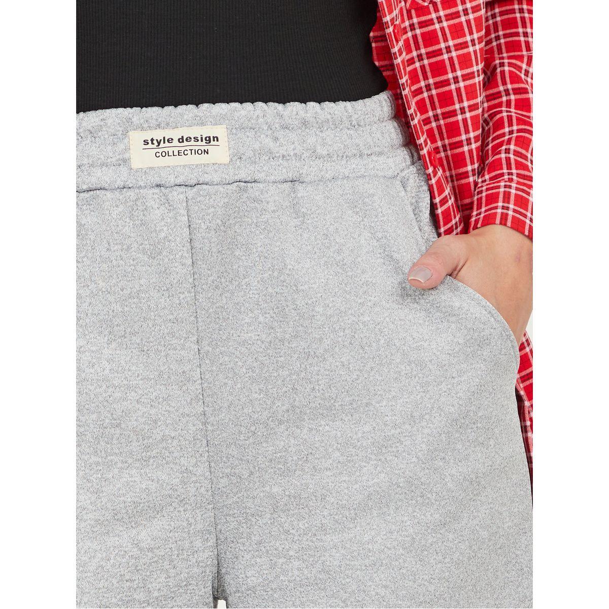 Styli Melange Baggy Joggers-women-clothing-bottoms-joggers-image-3