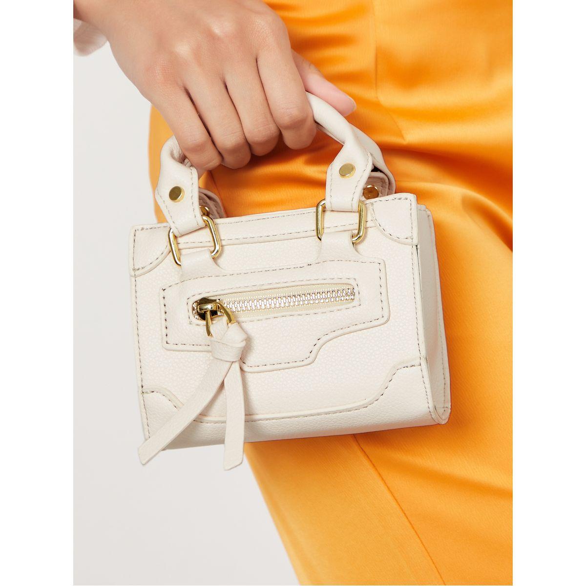 Styli Zipped Front Mini Handbag with Strap-women-bagsandwallets-handbags-image-2