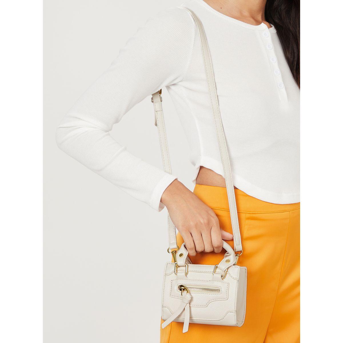Styli Zipped Front Mini Handbag with Strap-women-bagsandwallets-handbags-image-3