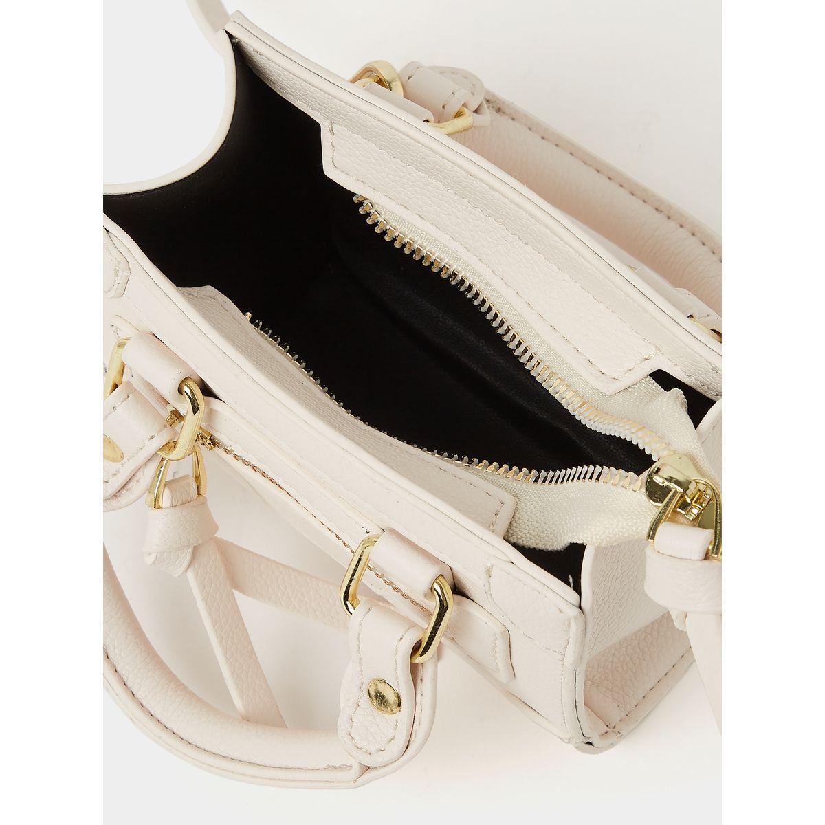 Styli Zipped Front Mini Handbag with Strap-women-bagsandwallets-handbags-image-4