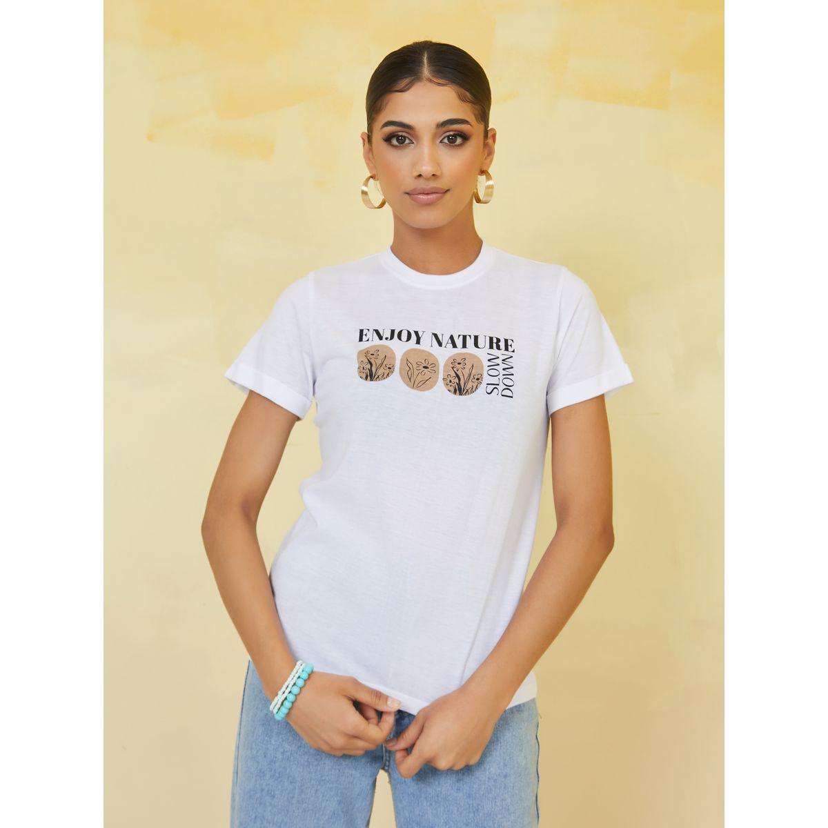 Styli Regular Fit Slogan Graphic T-Shirt-women-clothing-tshirts-image-3
