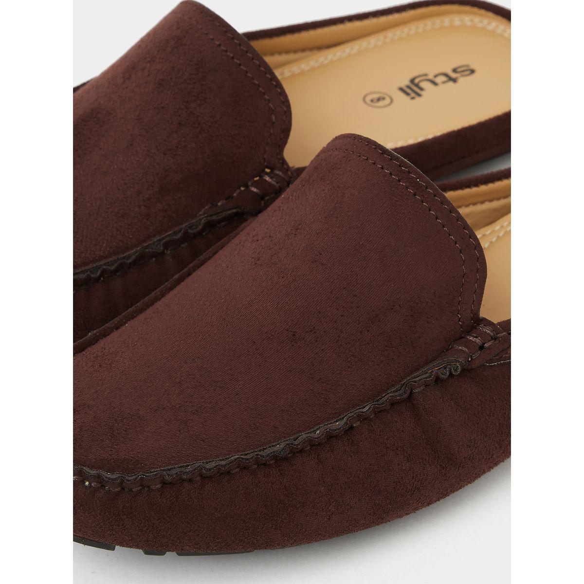 Styli Faux Suede Open Back Shoes-men-shoes-loafersandmoccasins-image-3