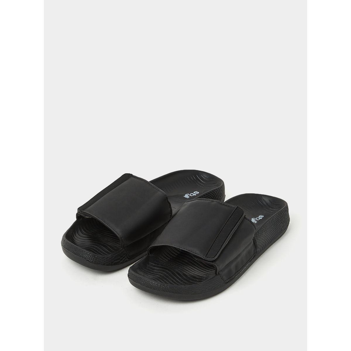 Styli Super Comfort Adjustable Velcro Closure Slides-men-shoes-flipflopsandslides-image-2