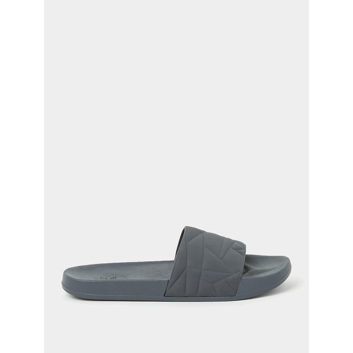 Styli Textured Open Toe Slip On Slides-men-shoes-flipflopsandslides-image-1