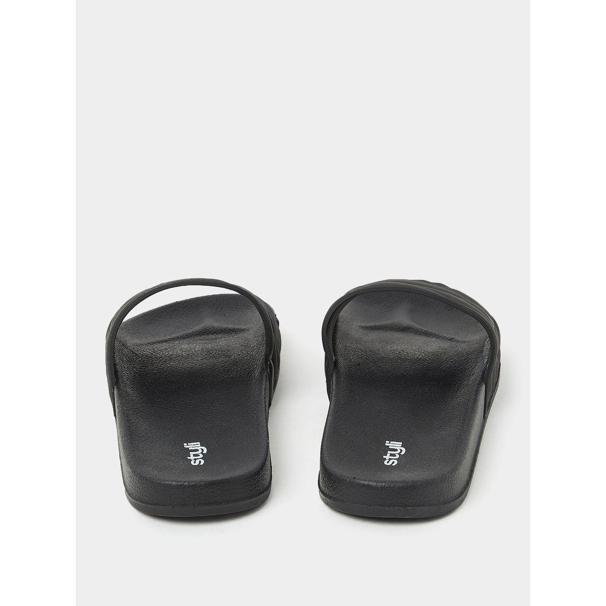 Styli Textured Open Toe Slip On Slides-men-shoes-flipflopsandslides-image-4