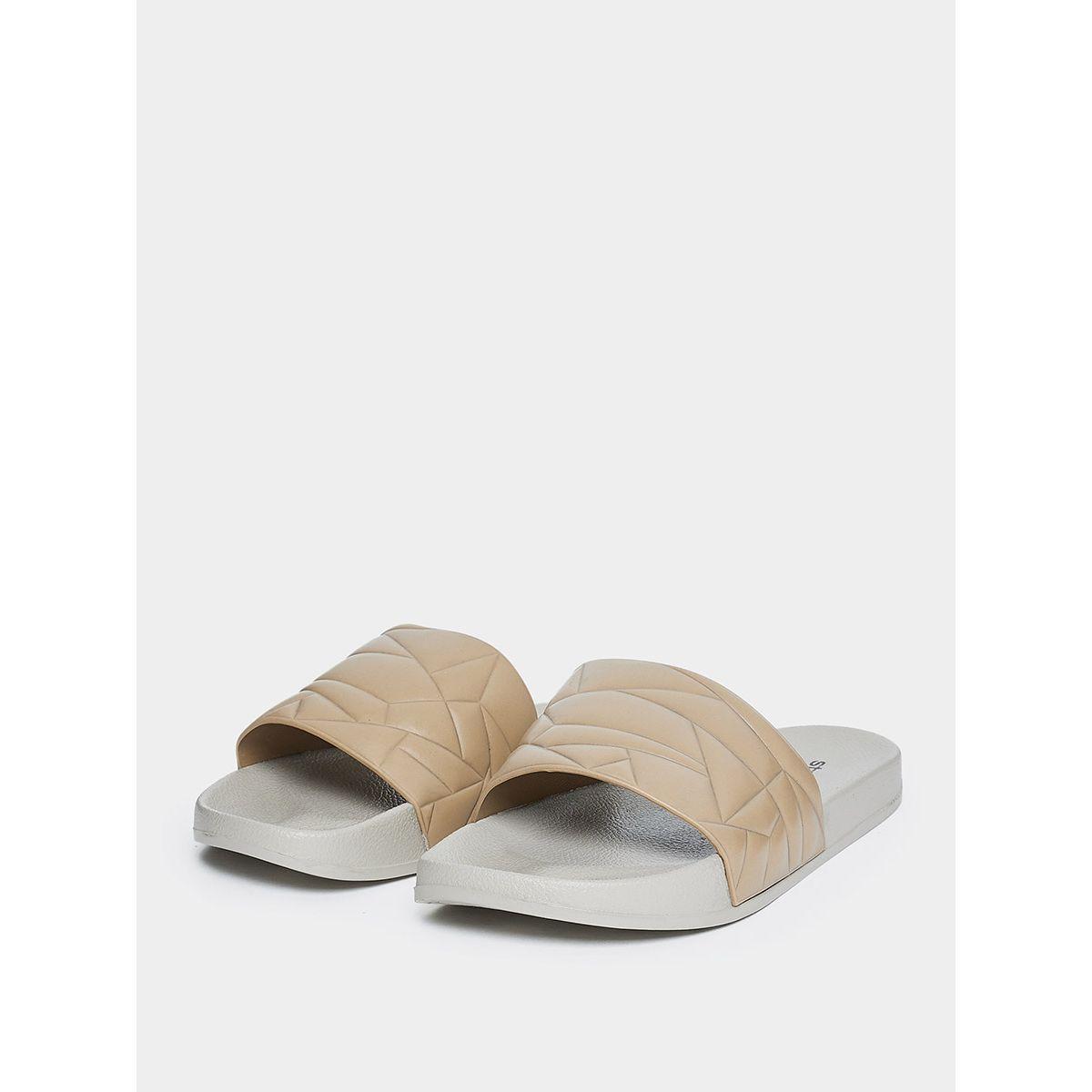 Styli Textured Open Toe Slip On Slides-men-shoes-flipflopsandslides-image-2