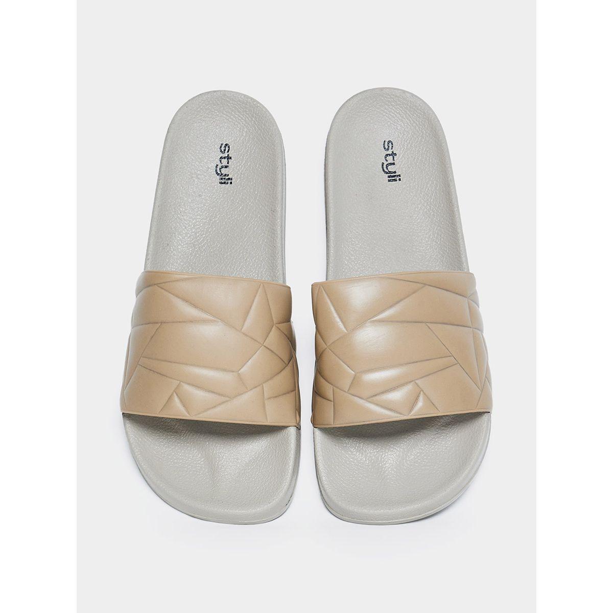 Styli Textured Open Toe Slip On Slides-men-shoes-flipflopsandslides-image-4